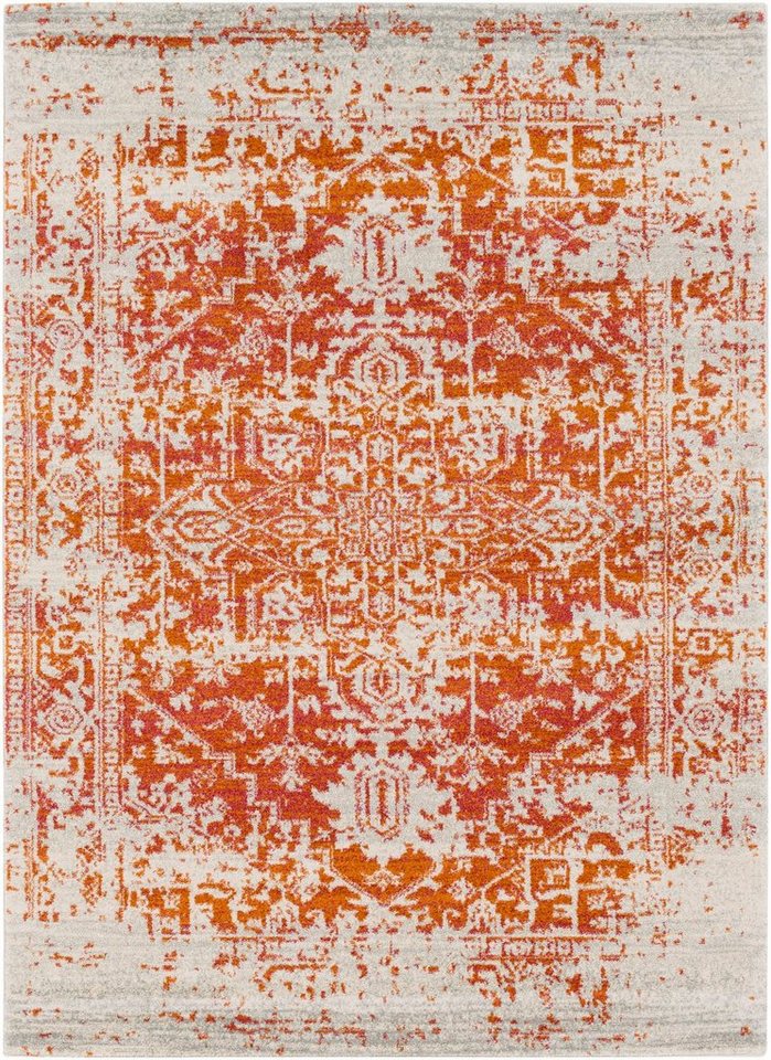 Teppich Traditional, Surya, rechteckig, Höhe: 12 mm, Shabby Chic Effekt;  Höhe: 12 mm, 1,25 Kg/m² Gesamtgewicht