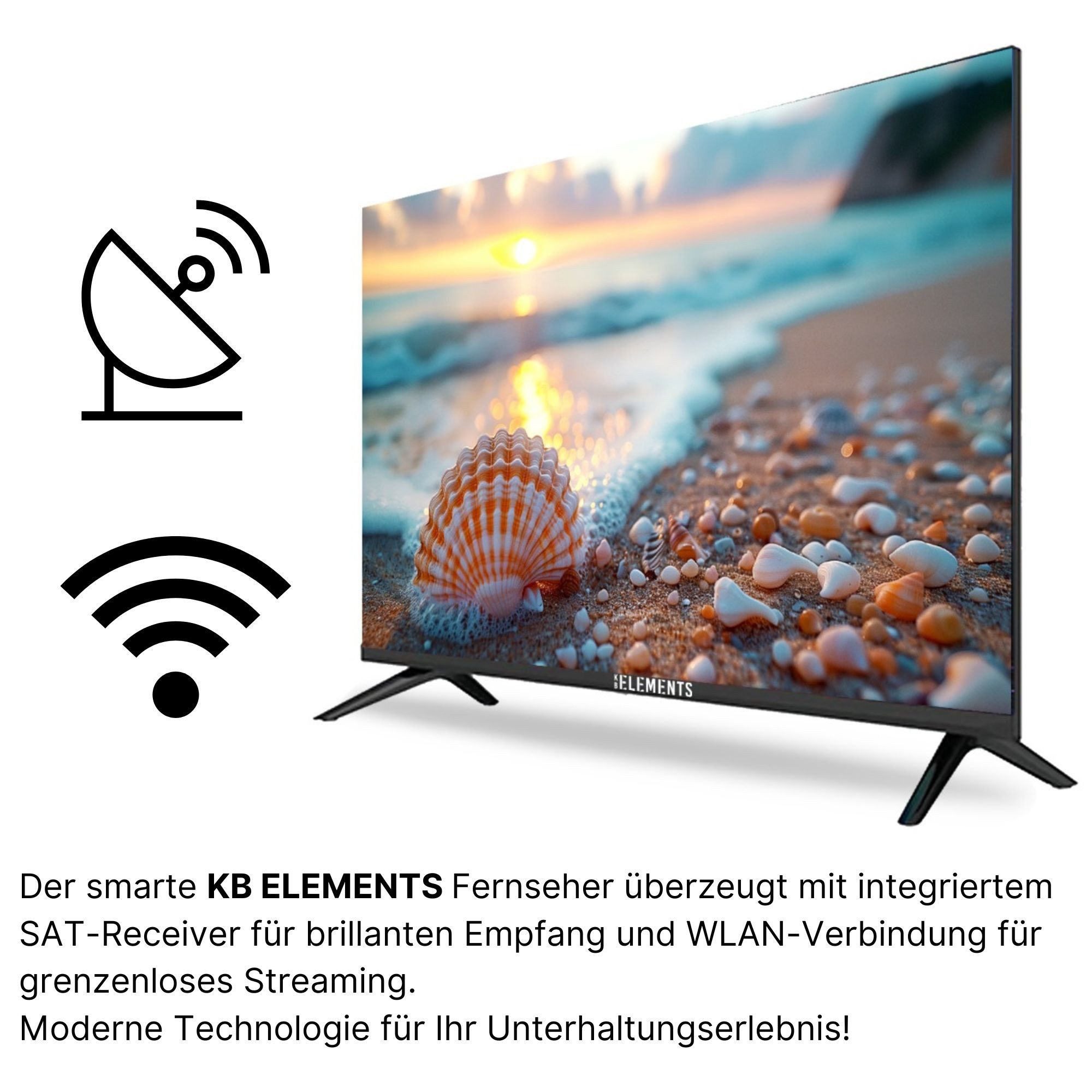 KB Elements ELT43DE14S LED-Fernseher (10...