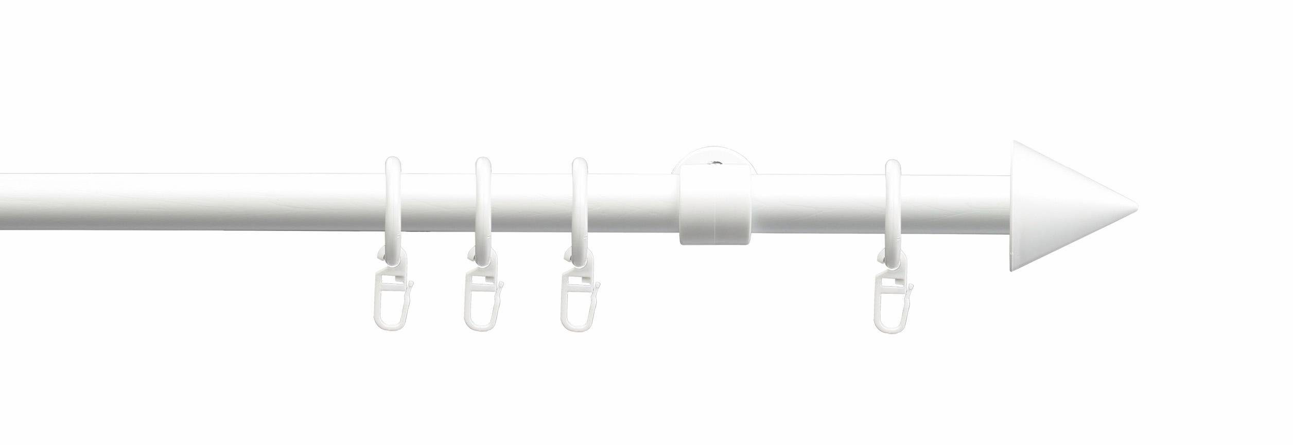 Liedeco Gardinenstange Kegel, Ø 20 mm, 1-läufig, Fixmaß, verschraubt, Metal günstig online kaufen