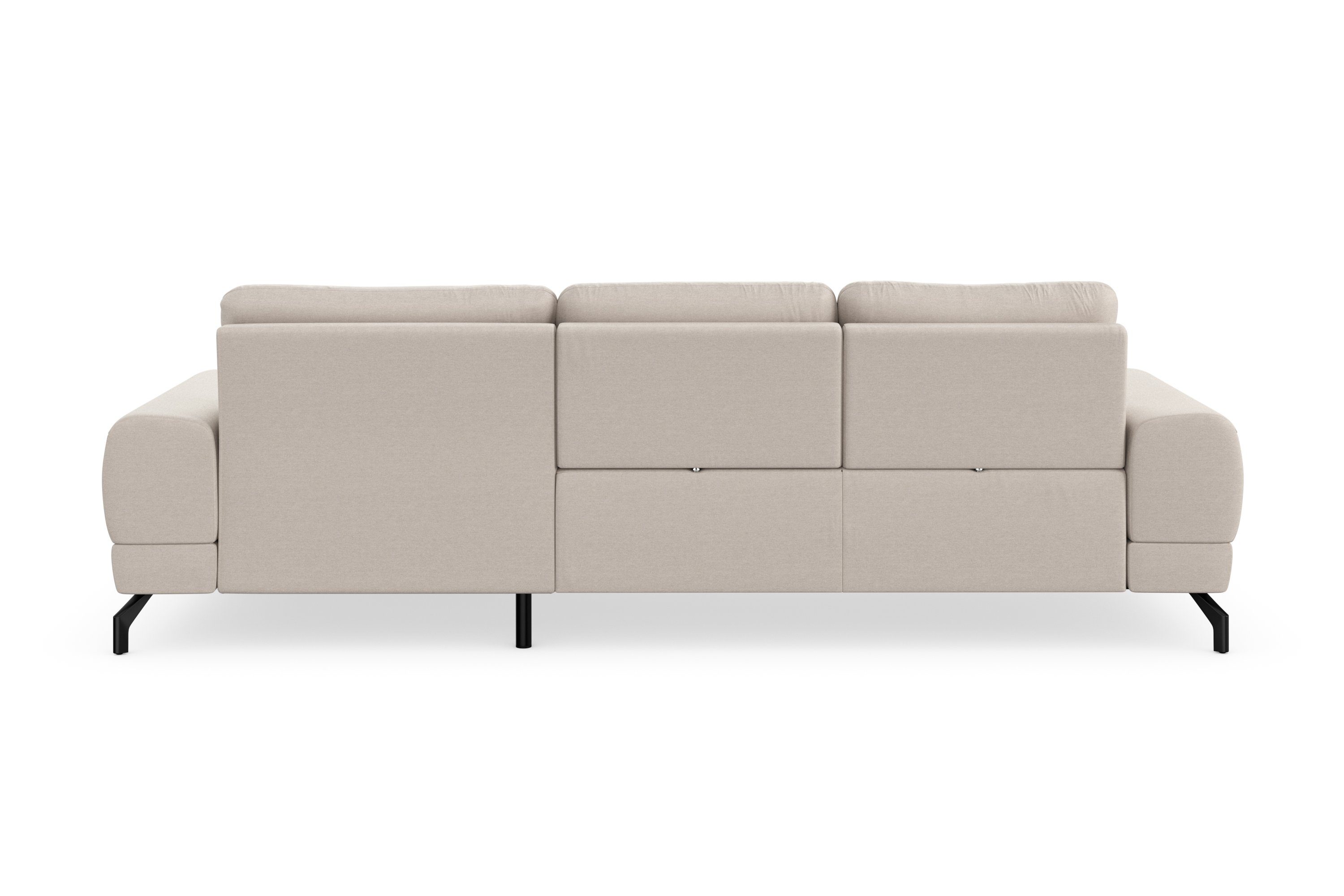 sit&more Ecksofa inklusive Sitztiefenverstellung 45 cm und Cinturo, Federkern, Sitzhöhe