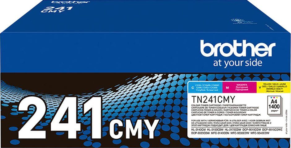 Brother (Packung, Pack, Value TN-241CMY 3-St) Tonerpatrone