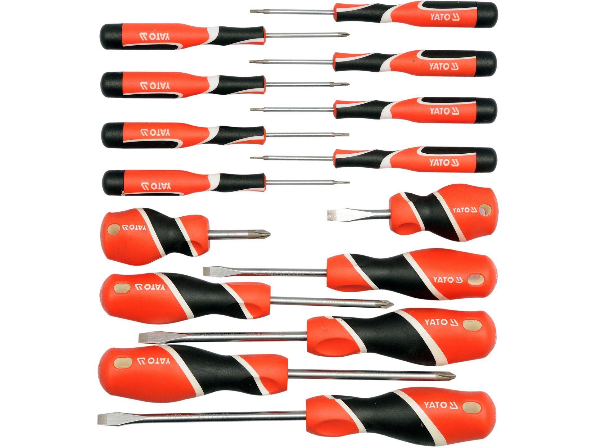 Yato Bit-Schraubendreher Schraubendreher-Set S2-Stahl, 15-tlg., (Schraubendreher-Set S2-Stahl, 15-tlg., Schraubendreher-Set S2-Stahl, 15-tlg)