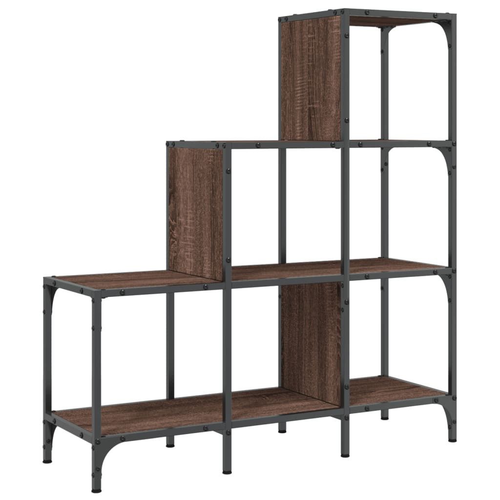 vidaXL Bücherregal Bücherregal Braun Eichen-Optik 92x30x102cm günstig online kaufen