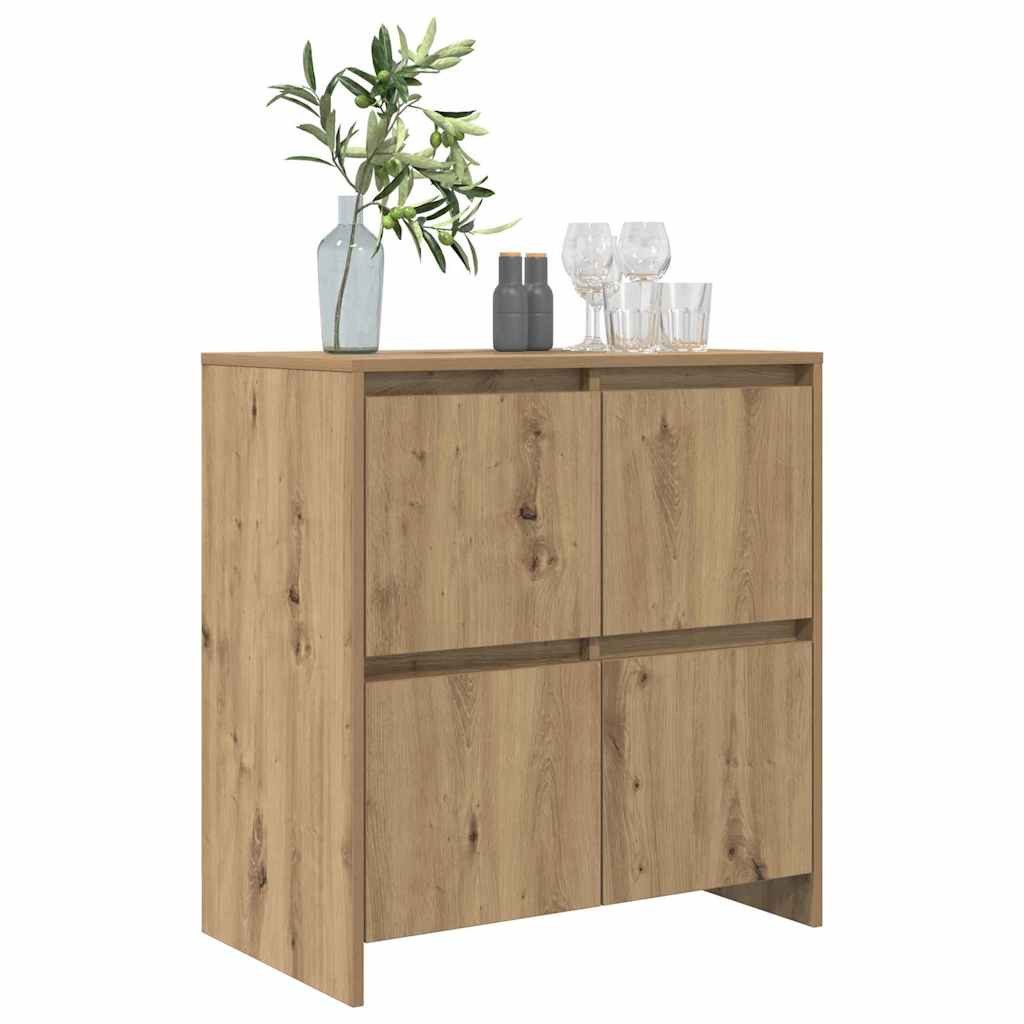 vidaXL Sideboard Sideboard Artisan-Eiche 70 x günstig online kaufen