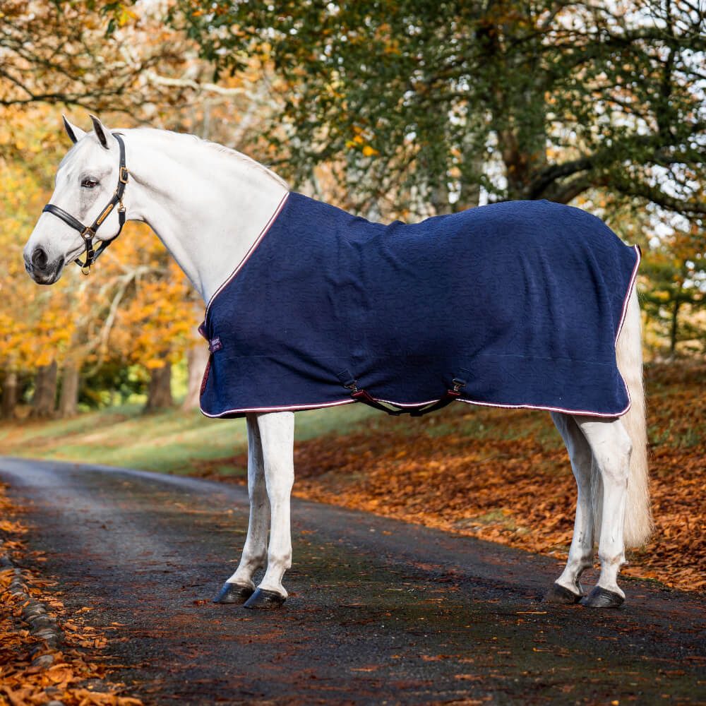 Pferde-Abschwitzdecke Horseware Embossed Jersey Cooler