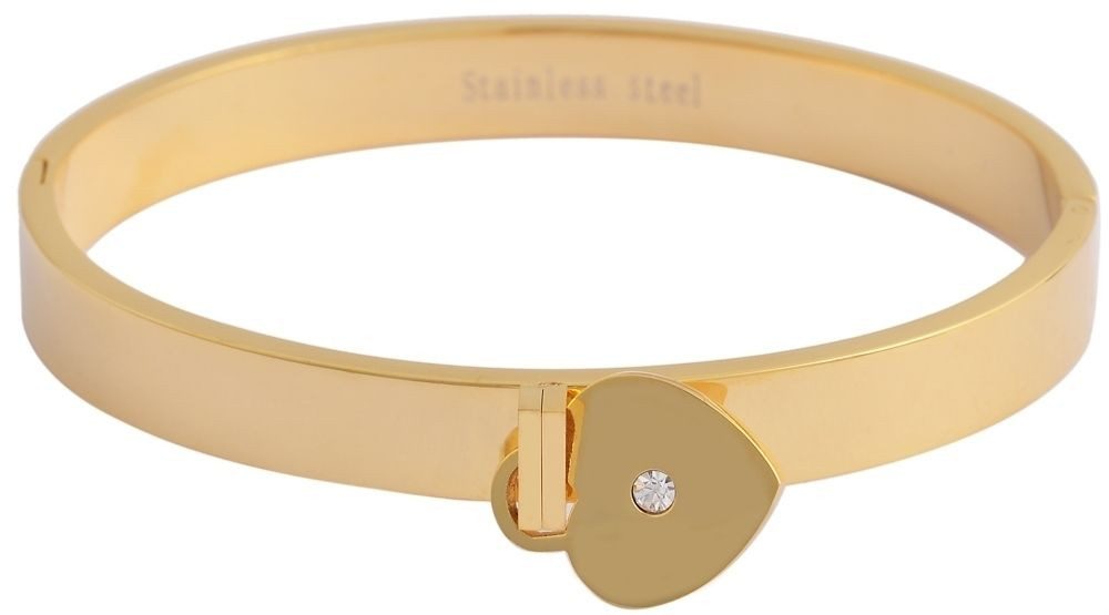 Armband Akzent Armreif aus Edelstahl und Edelstahl