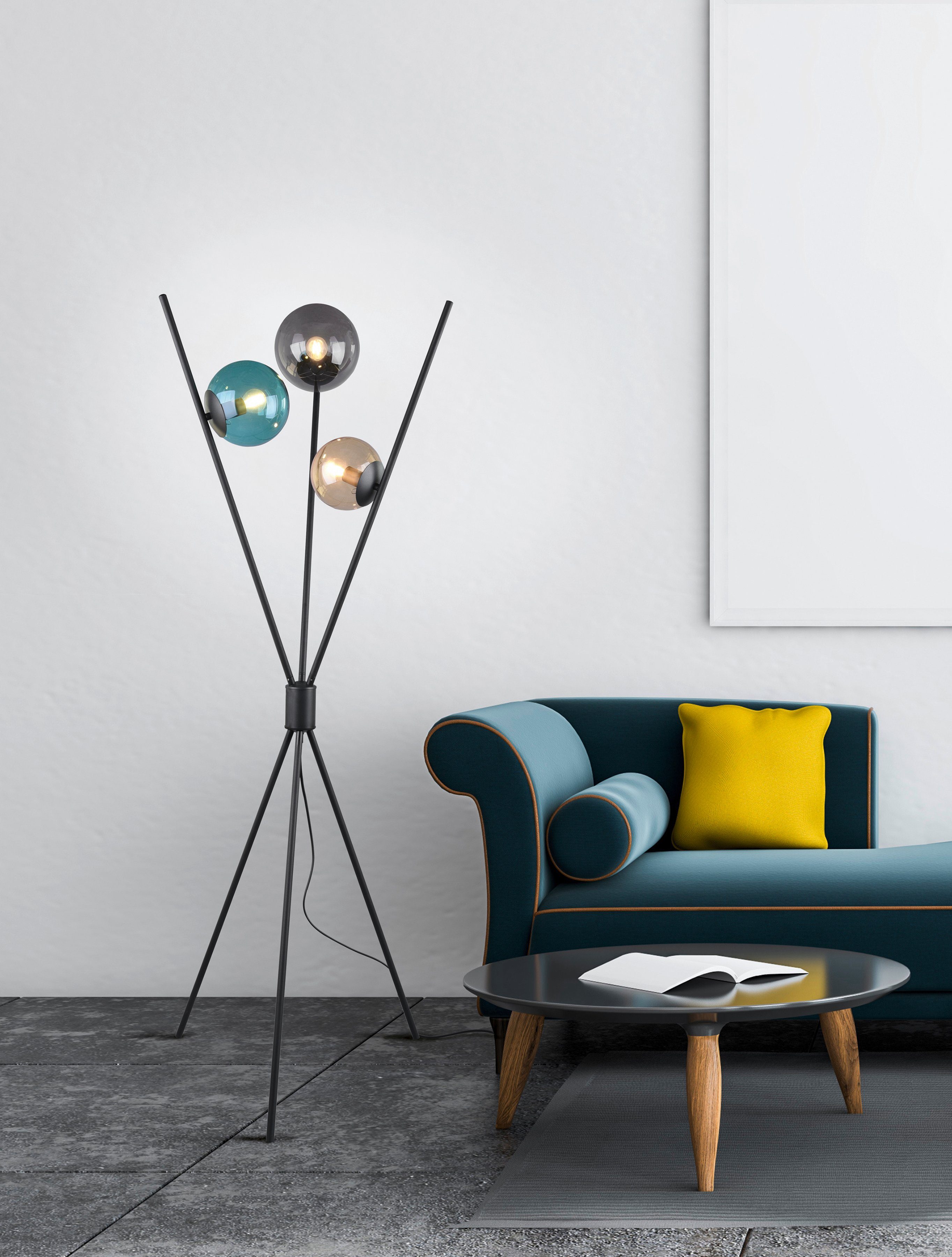TRIO Leuchten Stehlampe Lance, ohne Leuchtmittel, günstig online kaufen