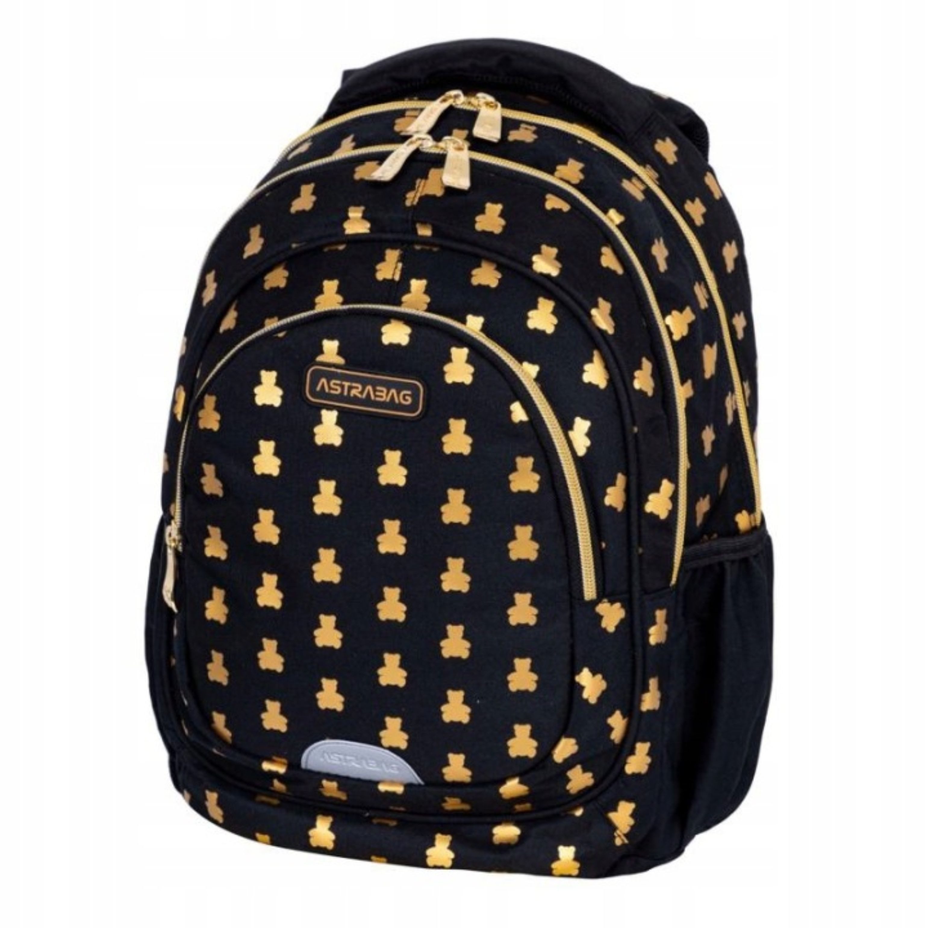 ASTRA Schulrucksack ASTRABAG Golden Teddy AB330 Schulrucksack Mädchen Klasse 1–3 20L (1-tlg)