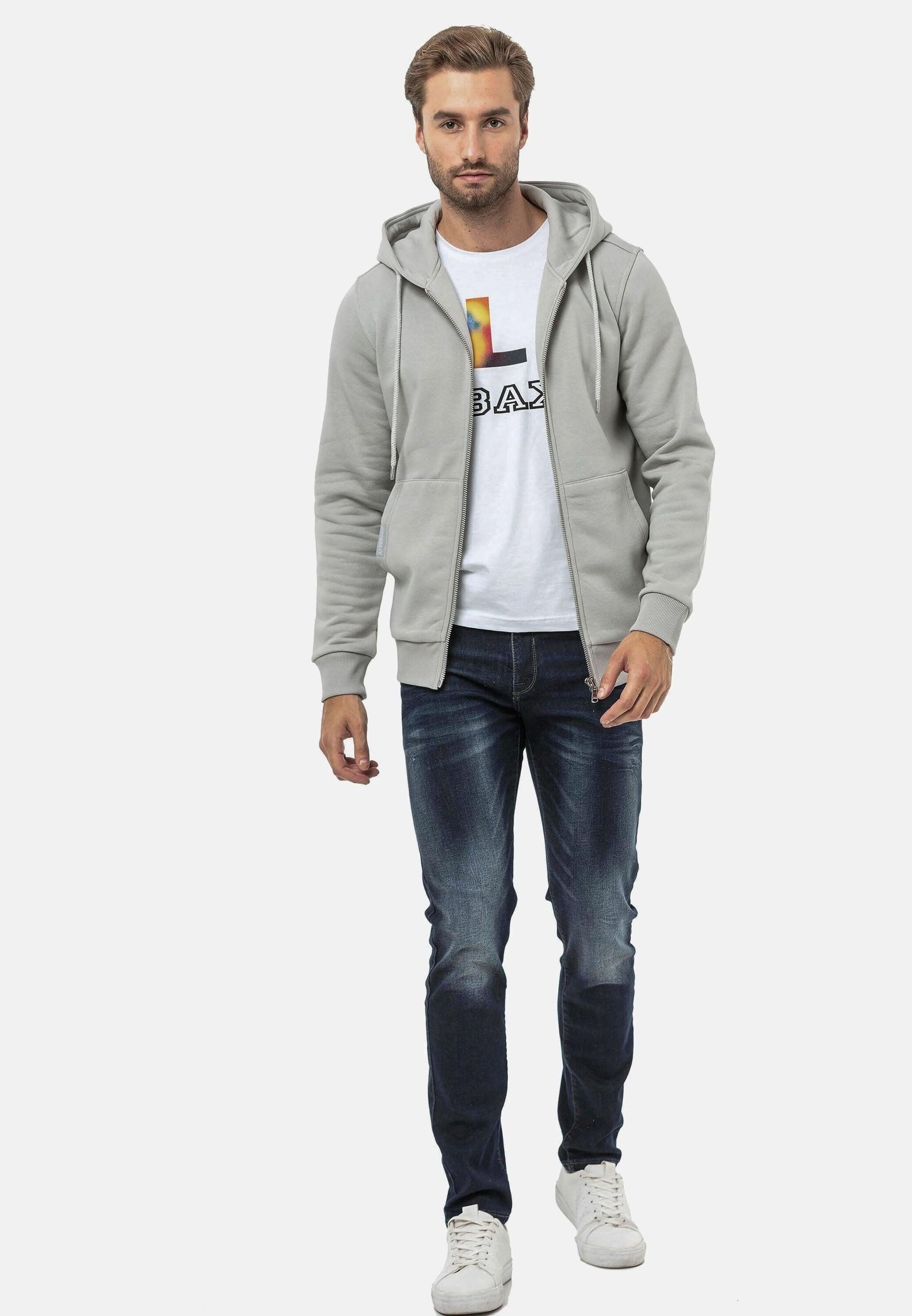 Cipo & Baxx Sweatjacke Jacken (1-tlg) mit Kapuze, CL556