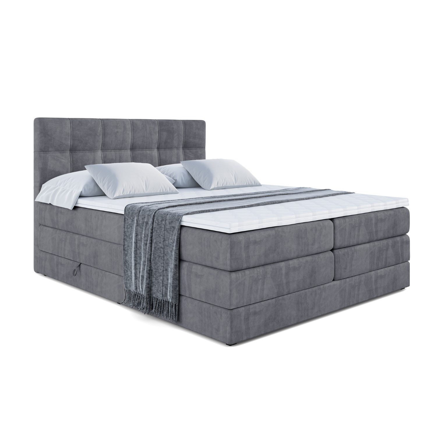 ALTDECOR Boxspringbett MARCE KING (Multipocket-Matratze H4, günstig online kaufen