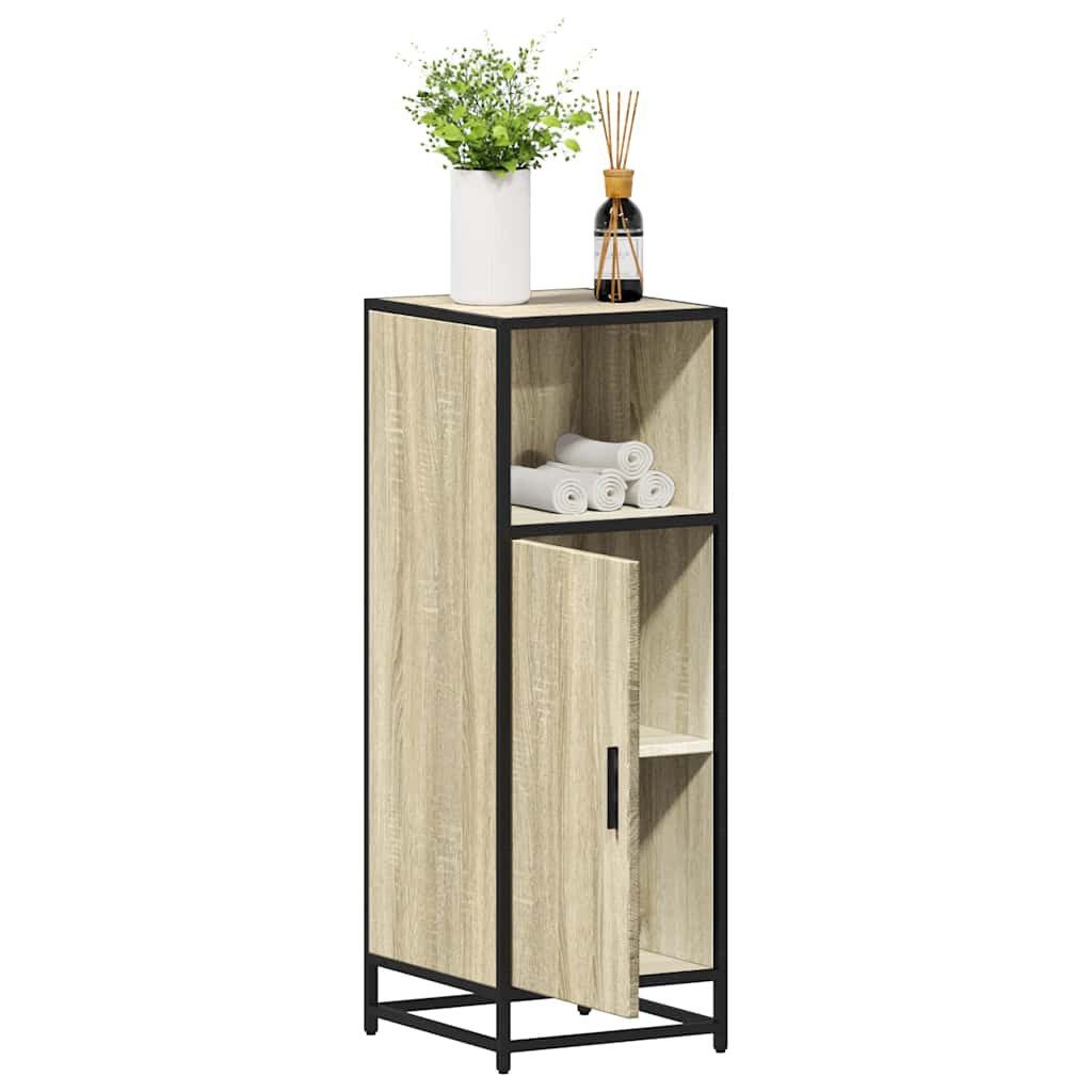 vidaXL Badezimmer-Set Badschrank Sonoma-Eiche 35x37,5x100 cm günstig online kaufen