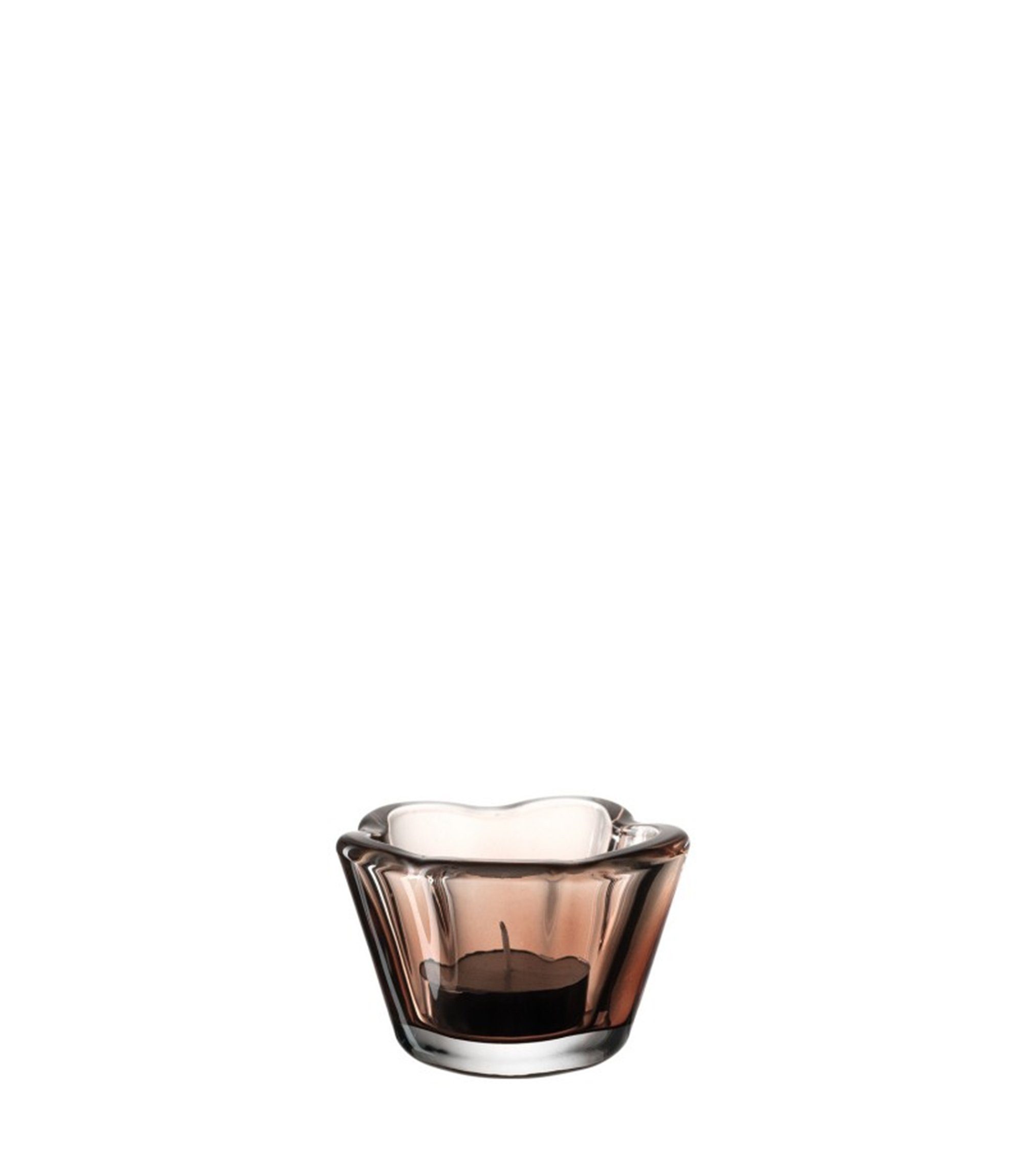 LEONARDO Teelichthalter »Tischlicht CASOLARE Braun 6 cm«