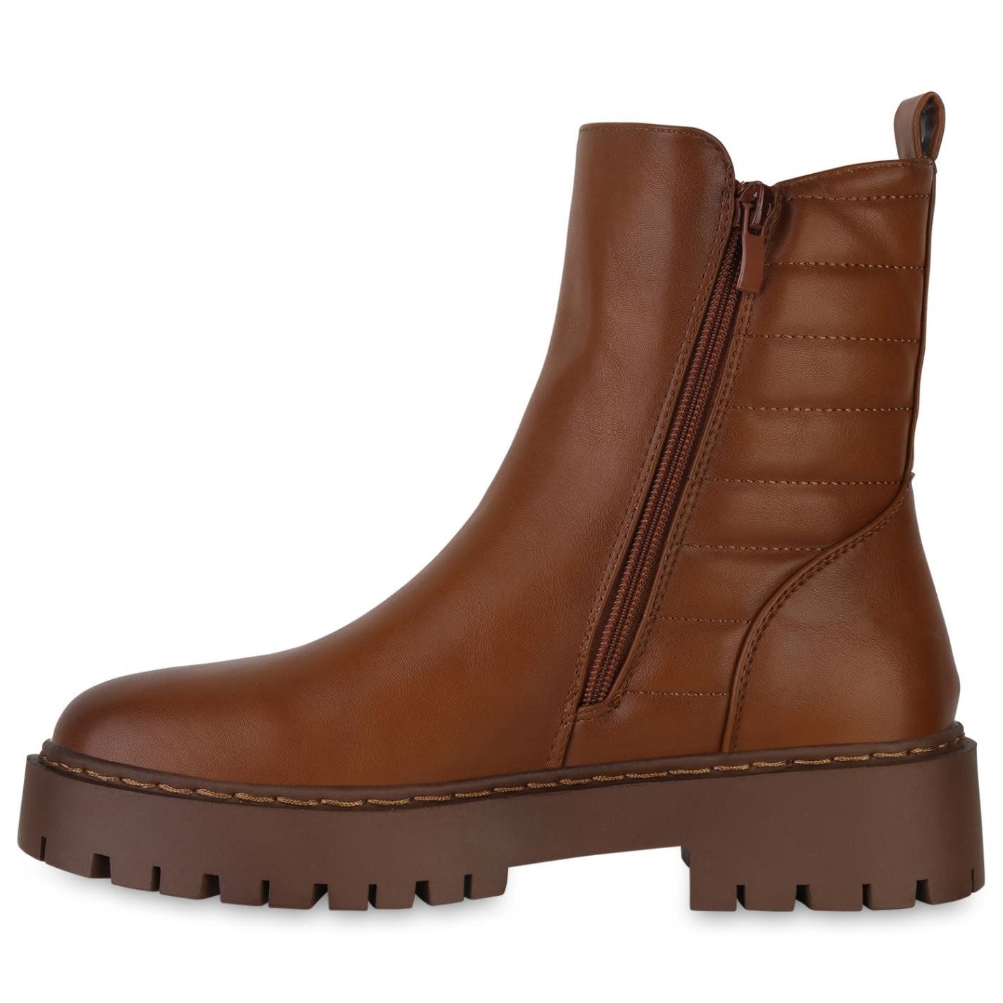 VAN HILL 840738 Stiefelette Damen Leicht Gefüttert Klassische Stiefeletten günstig online kaufen