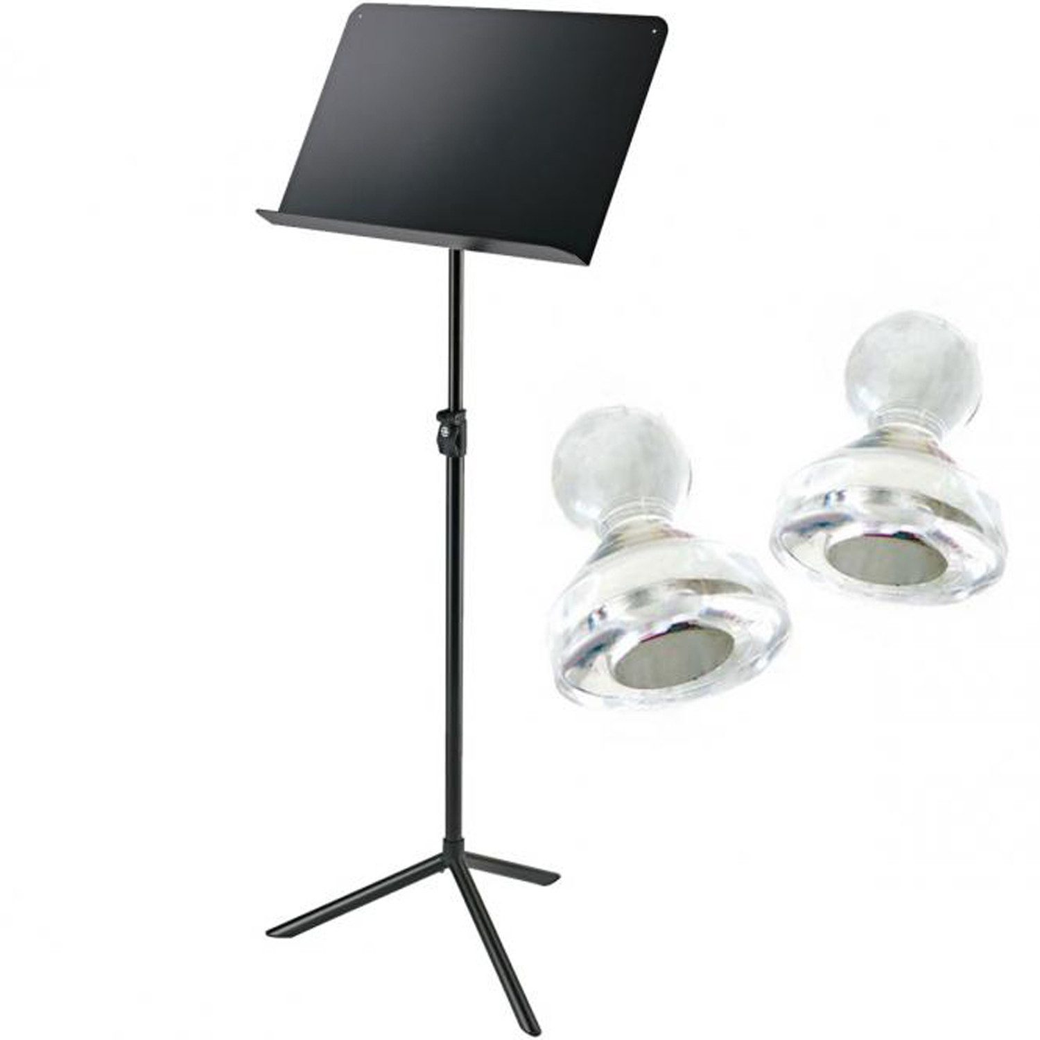 König & Meyer Notenpult K&M 11930 Notenpult mit MG10 Magnete, (Vorteils-Set mit Magneten, Noten, Musiker)