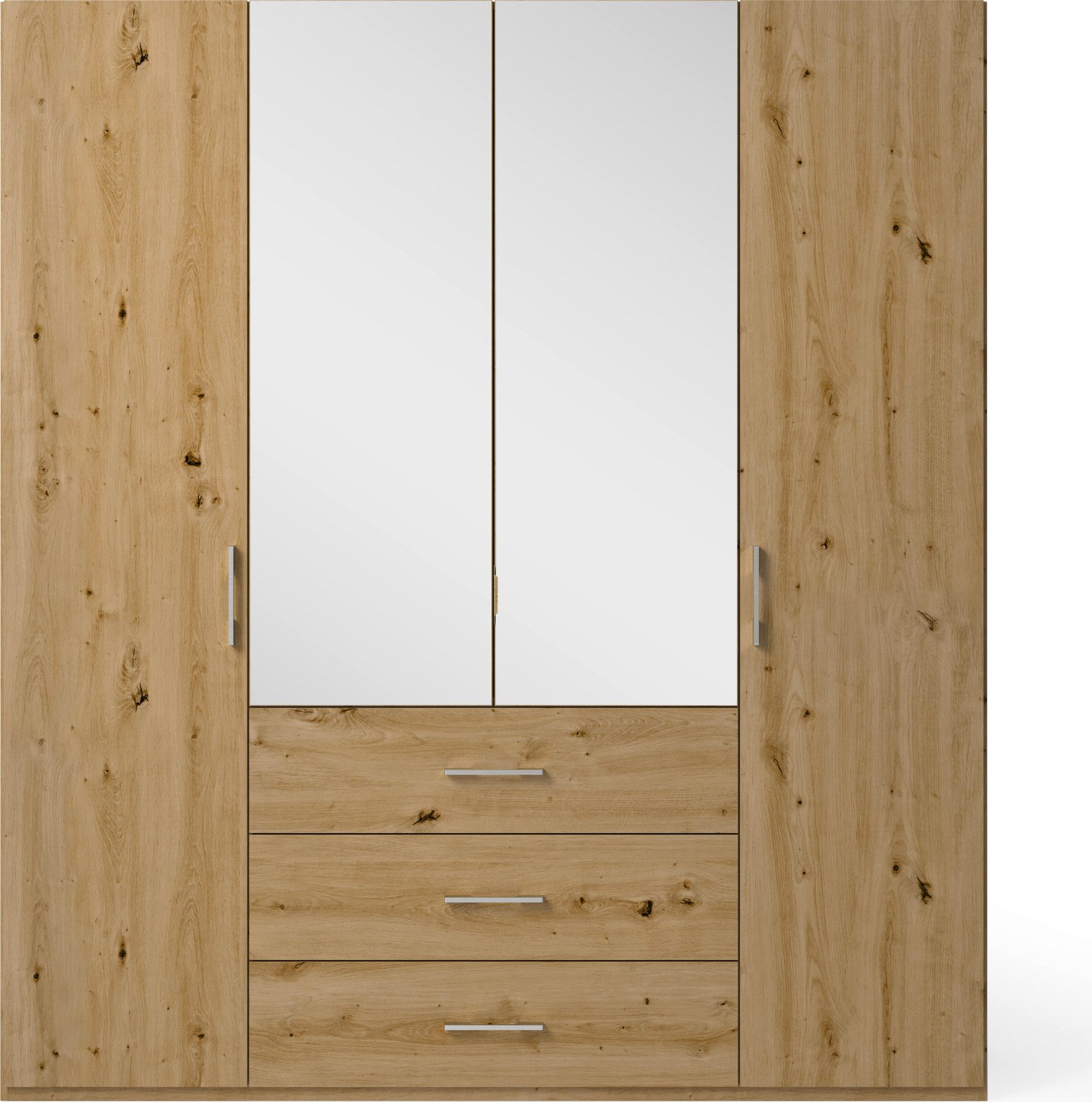 set one by Musterring Drehtürenschrank Henderson mit Spiegel und 3 Schubladen, inkl. Fachböden und Kleiderstangen