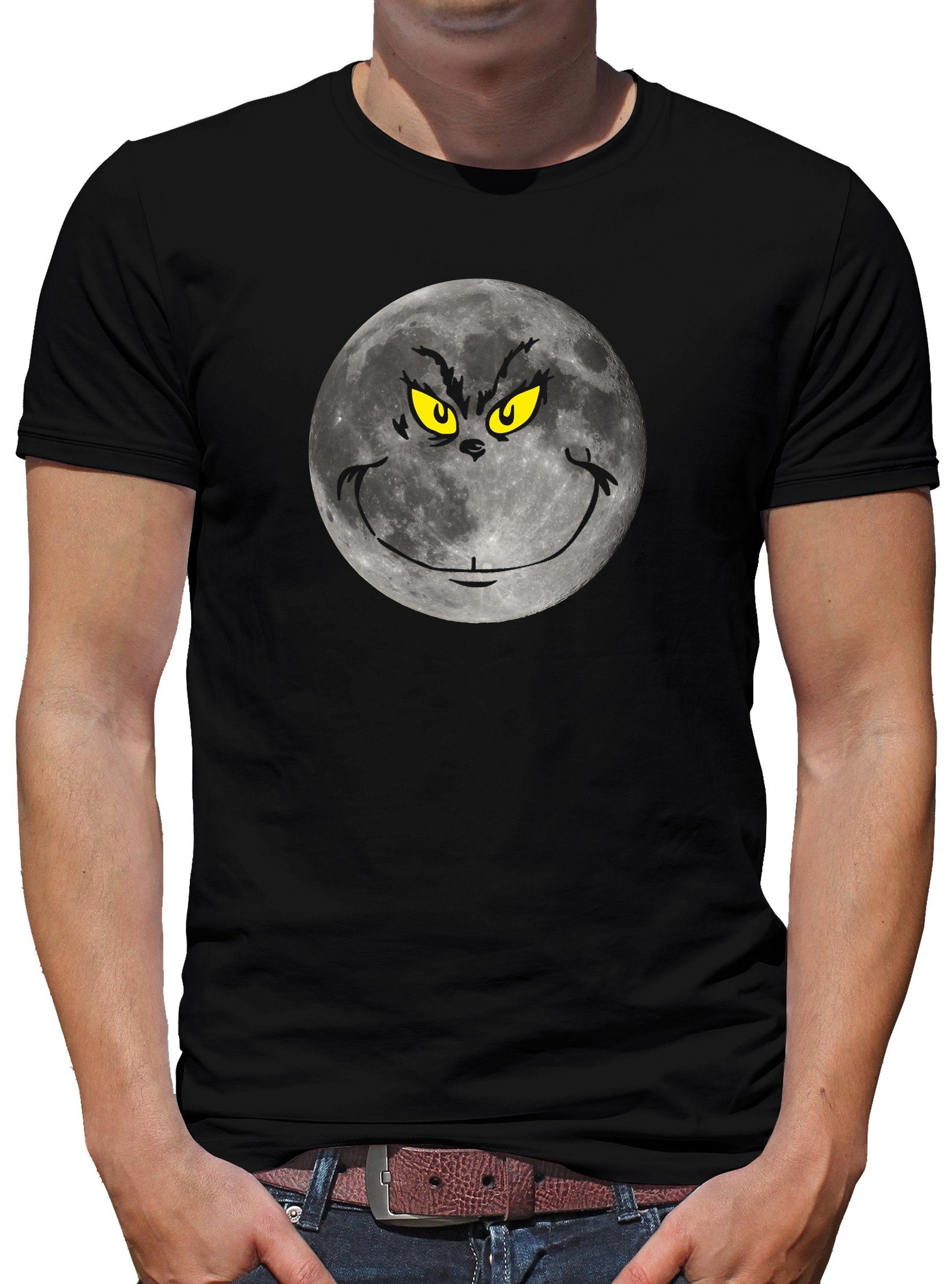 Print-Shirt Shadow Grinch T-Shirt Herren