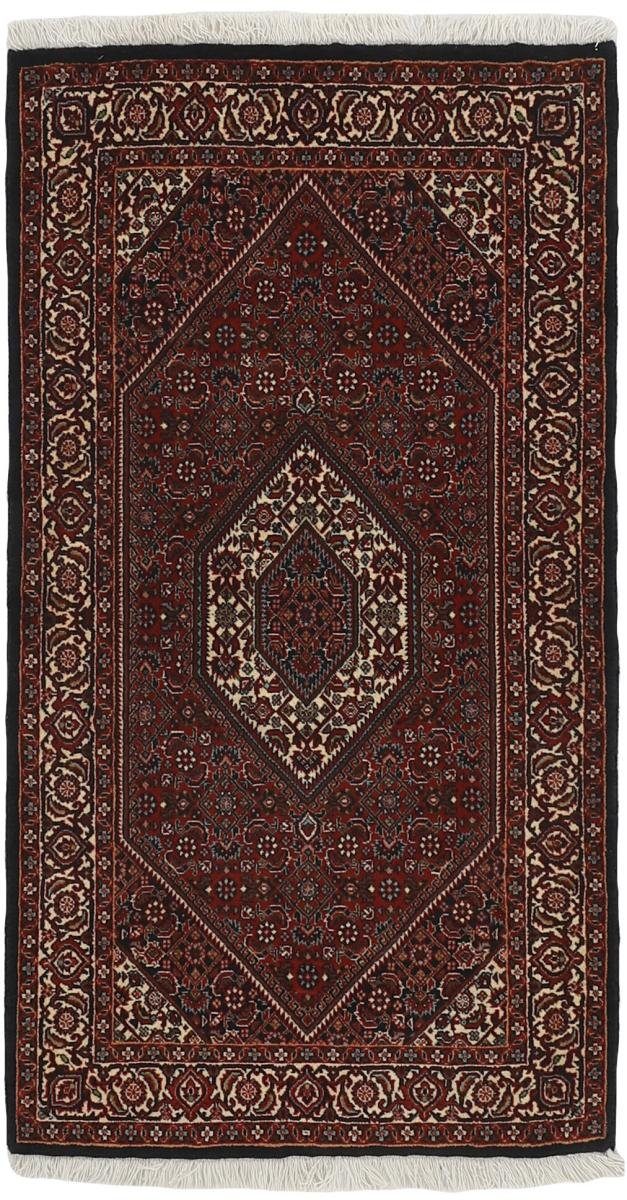 Orientteppich Bidjar Zanjan 84x154 Handgeknüpfter Orientteppich / Perserteppich, Nain Trading, rechteckig, Höhe: 12 mm