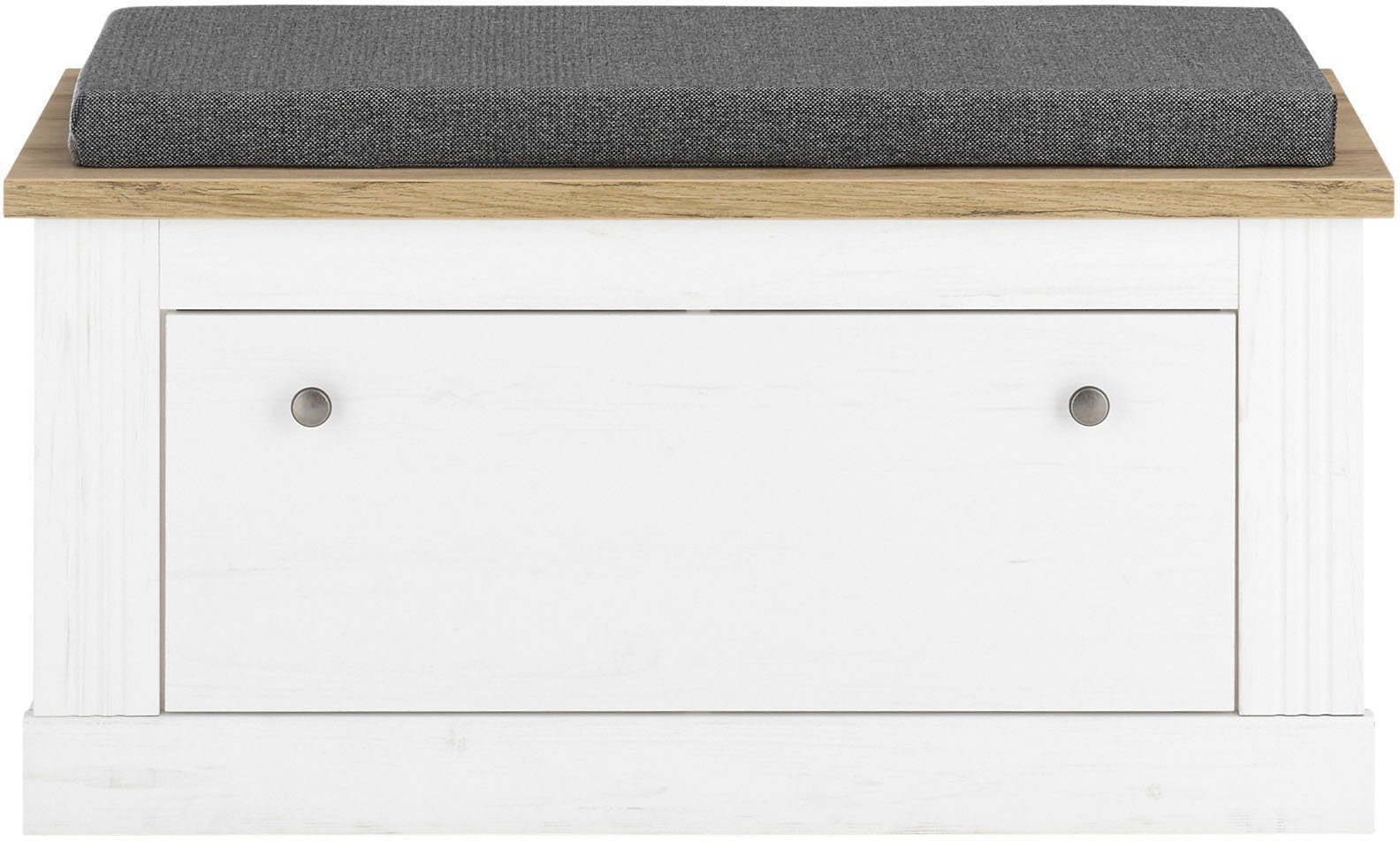 OTTO home Sitzbank WESTMINSTER (Breite ca. 92 cm, inkl. Sitzkissen), im romantischen Landhausstil