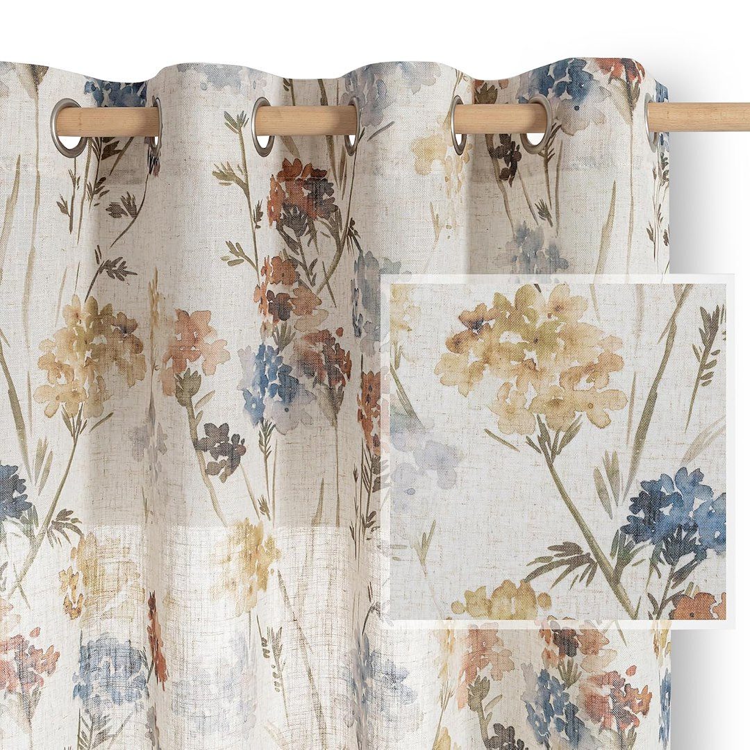 Restilo Gardine Gardine Ösen Vorhang Leinen günstig online kaufen