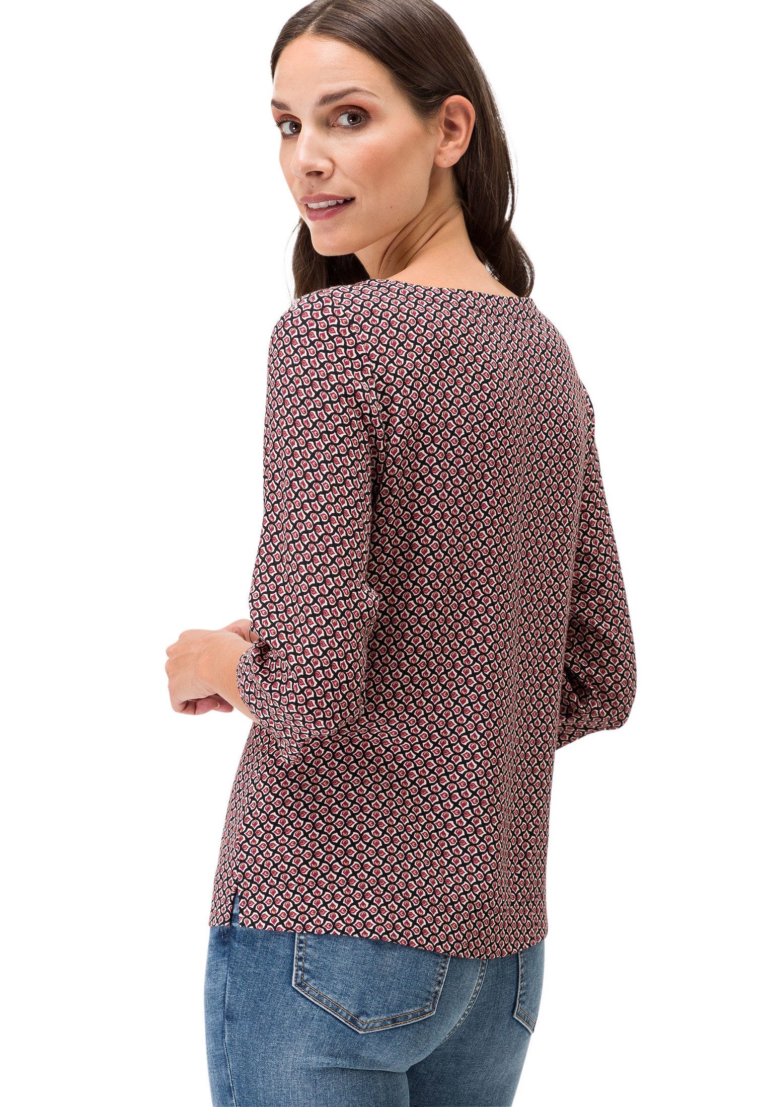 Zero Druckbluse zero Viskosebluse mit Print