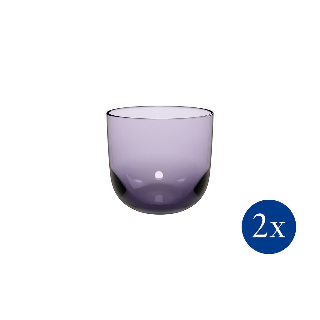 like. by Villeroy & Boch Tumbler-Glas Like Lavender Wasserglas, 280 ml, 2 Stück, Glas