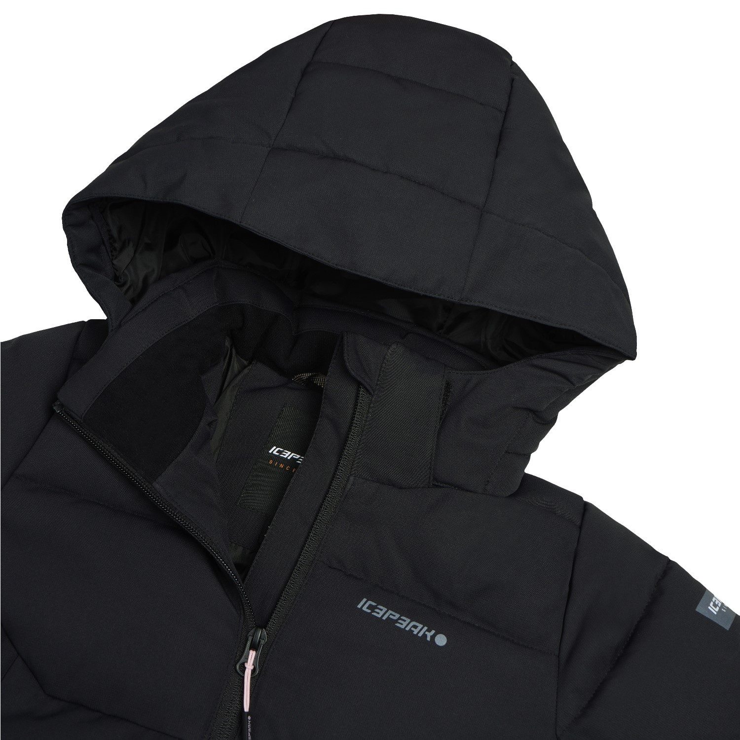Icepeak Funktionsjacke Loris Winterjacke mit Kapuze und Schneefang – Bild 3 von 5