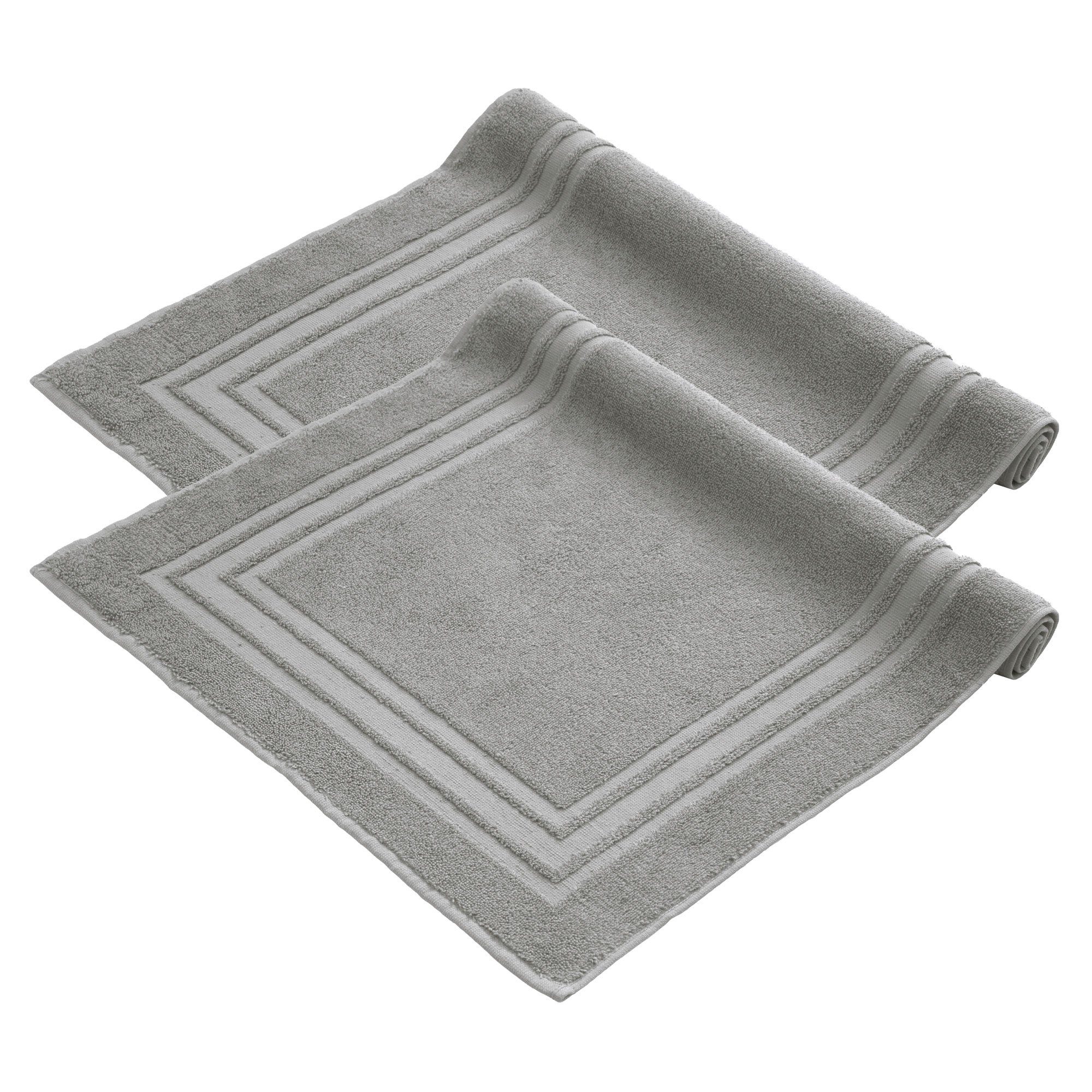 Komfortec Badematte Badvorleger aus 100% Baumwolle, günstig online kaufen
