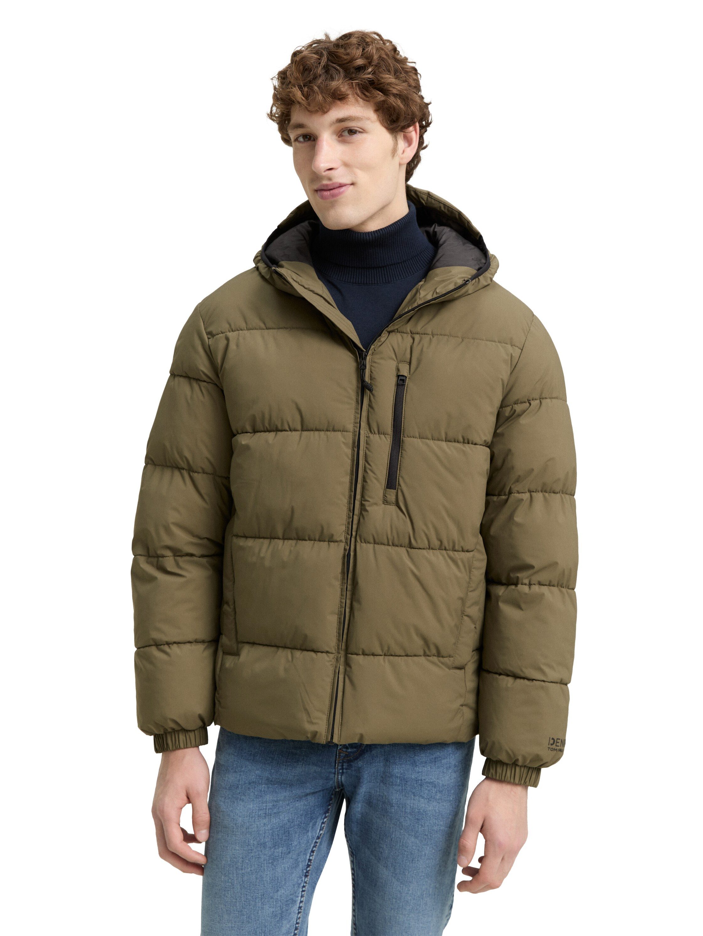 TOM TAILOR Denim Steppjacke mit Kapuze günstig online kaufen