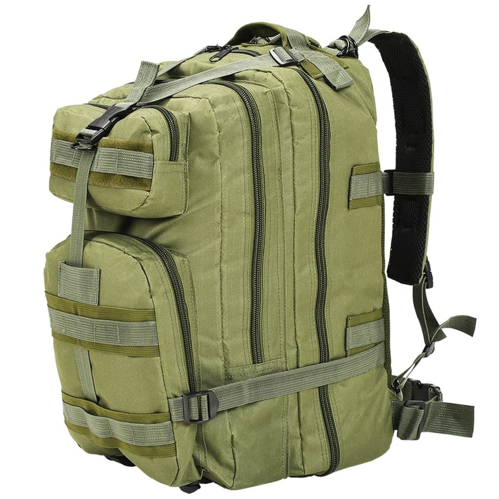 vidaXL Gartensack Rucksack im Army-Style 50 L Olivgrün, (1-tlg)