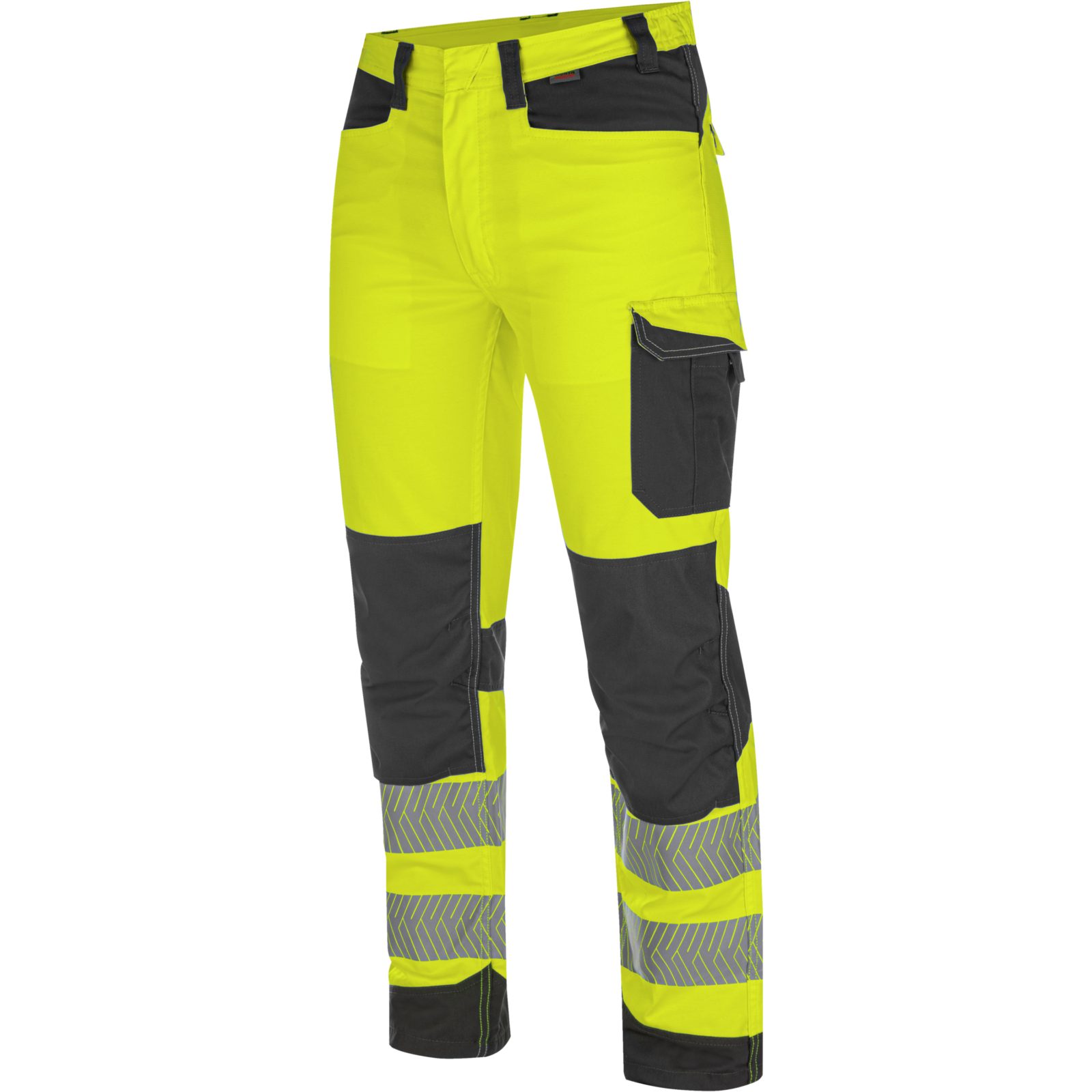 Würth MODYF Arbeitshose Fluo EN 20471 für Profis Warnschutzbundhose Strapazierfähige Hi-Vis Arbeitshose für Herren