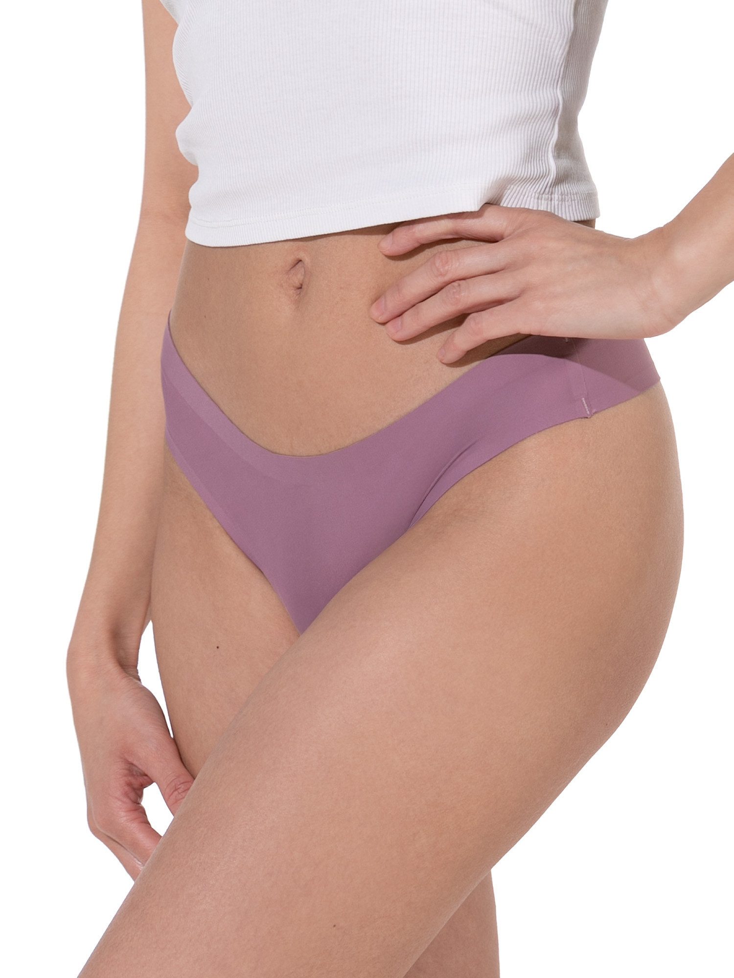 Yenita® String Seamless Tanga (3-St) in angenehmer Microfaserqualität