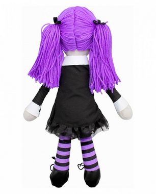 Horror-Shop Dekofigur Gothic Rag Doll Viola als Plüschpuppe 39cm