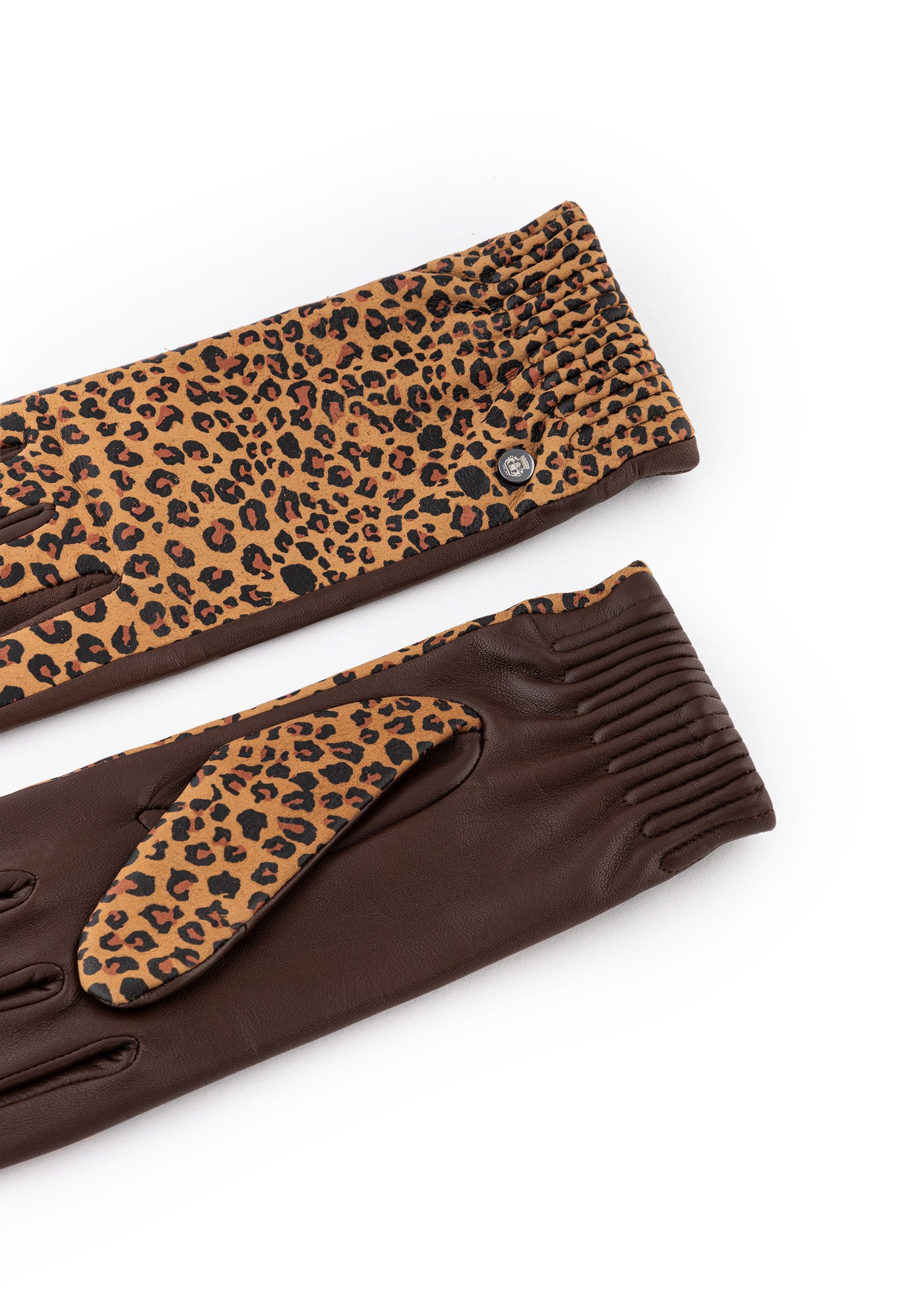 Roeckl Lederhandschuhe SERENGETI Handschuhe mit Leoparden Print günstig online kaufen