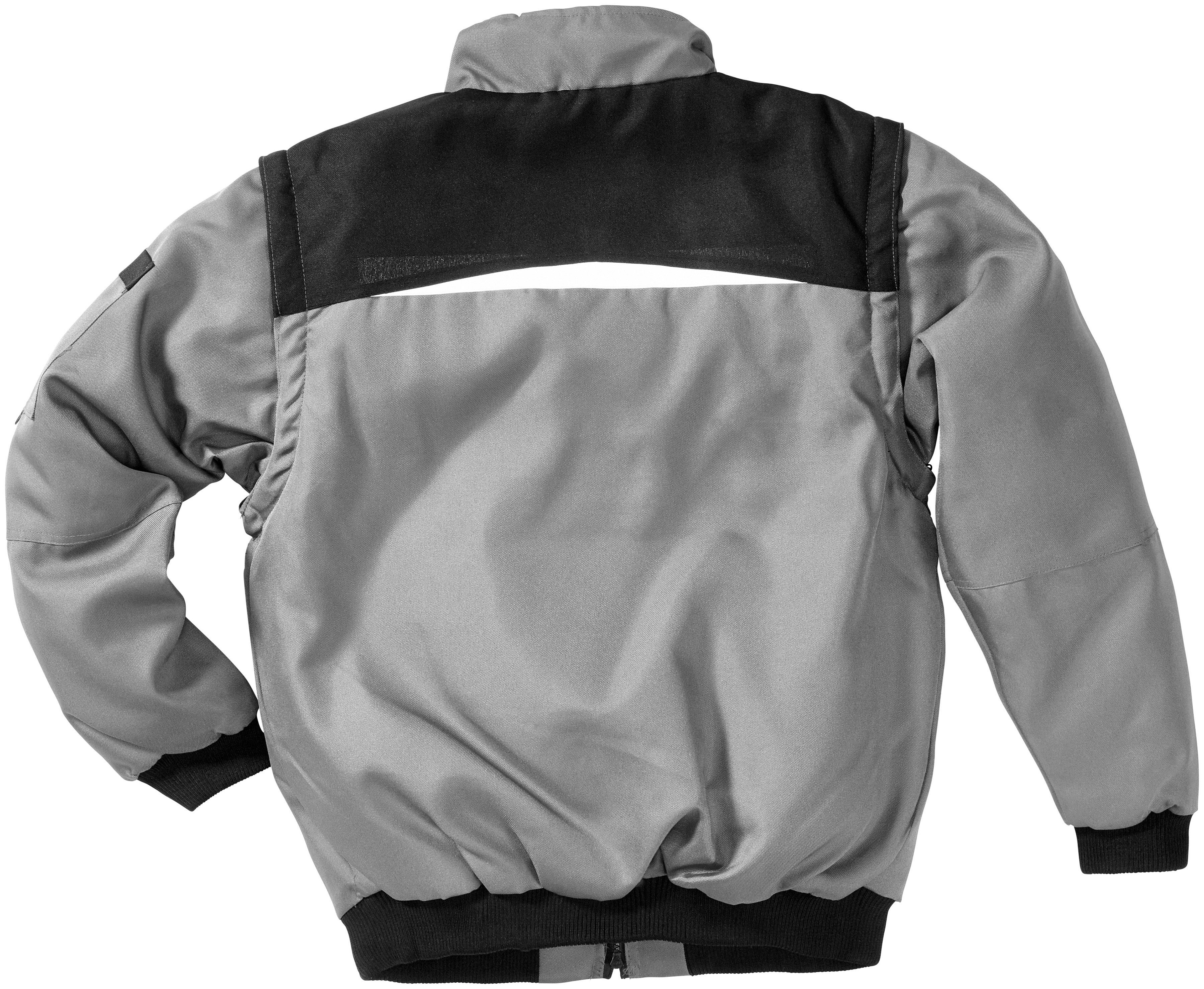 Reflexelemente Extreme Arbeitsjacke safety& more grau-schwarz