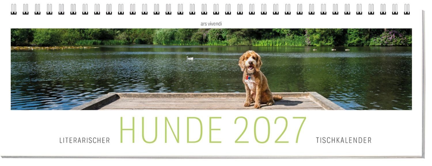 ars vivendi Tischkalender Tischkalender Hunde 2027