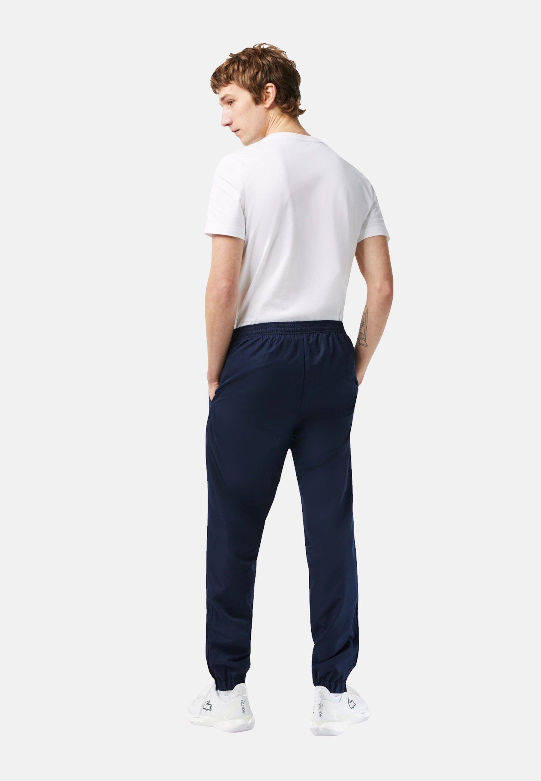 Lacoste Trainingshose Hose Trainingshosen mit Knöchel-Reißverschlüssen (1-tlg)