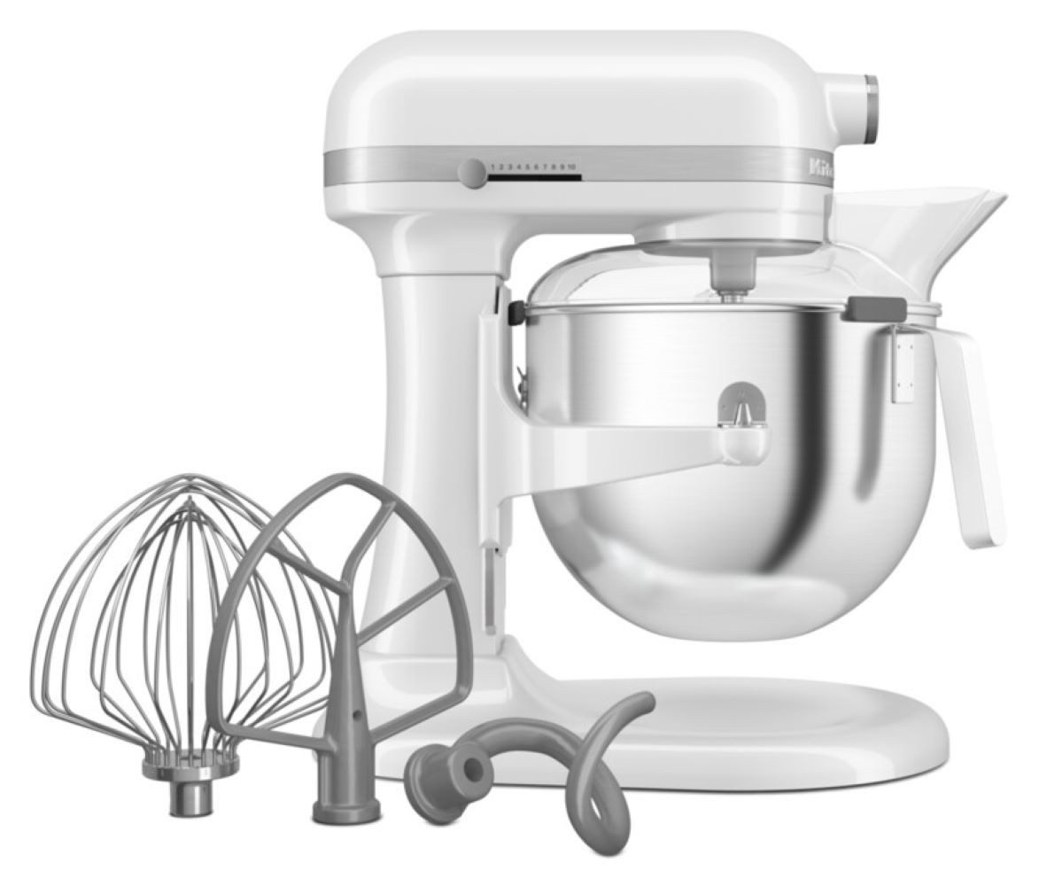 KitchenAid Küchenmaschine KitchenAid Küchenmaschine mit Schüsselheber 6,6 L Heavy Duty 5KSM70JPX