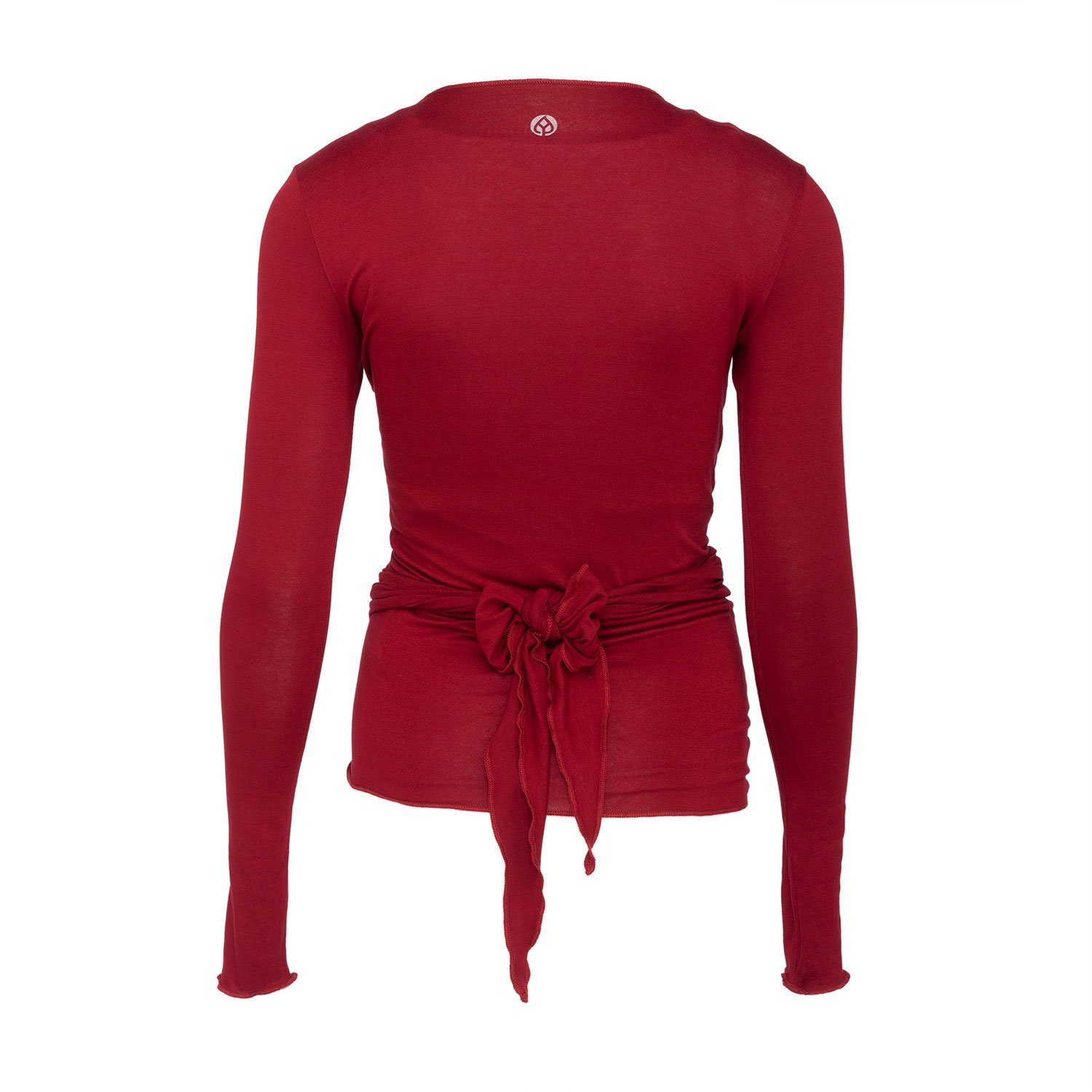 Yamadhi Yoga-Wickeljacke Yoga Wickeljacke, Viskose, Bordeaux S günstig online kaufen