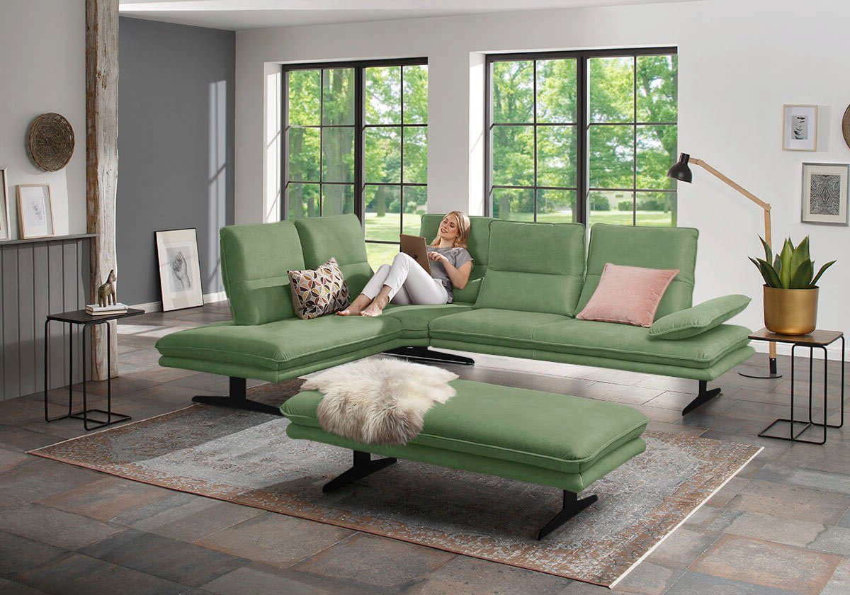 W.SCHILLIG Ecksofa broadway, Designsofa, toller Sitzkomfort, günstig online kaufen
