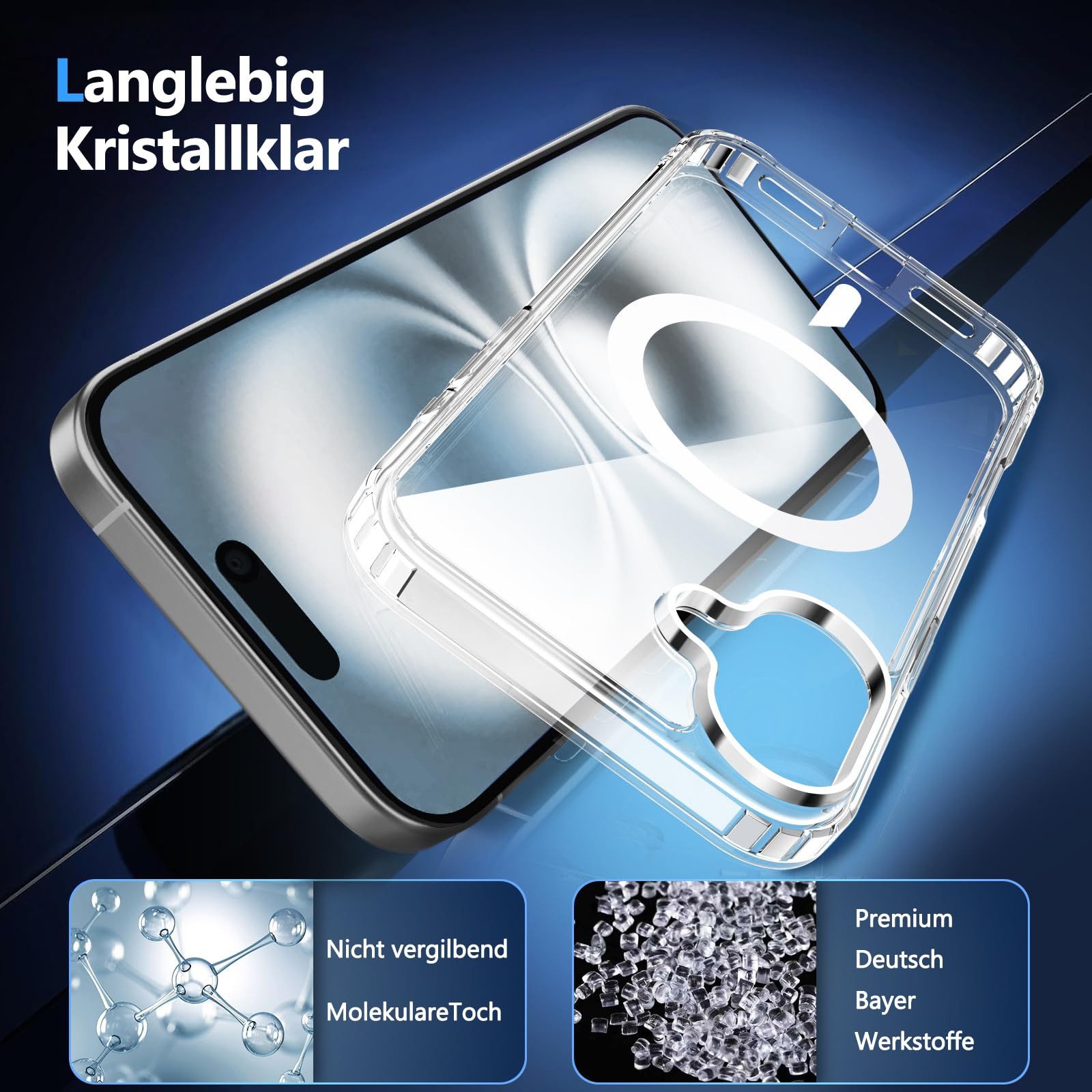 Onestyle Handyhülle Onestyle Magnetische iPhone 16 Hülle (MagSafe-kompatibel), für iPhone 16 – Bild 5 von 5