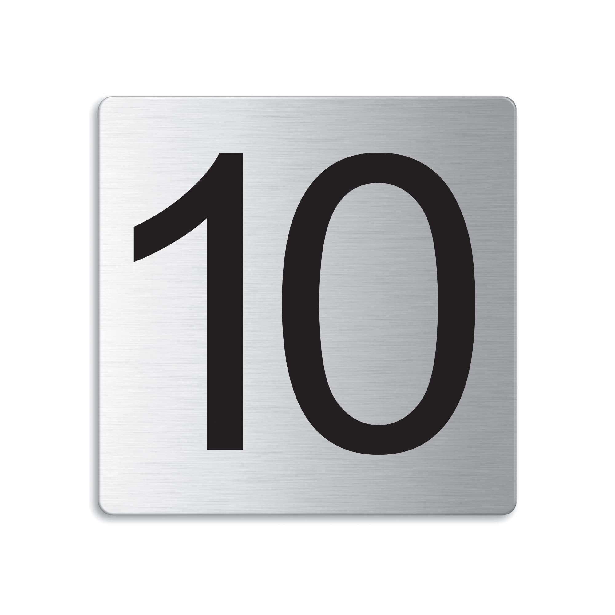 OFFORM DESIGN Hinweisschild Schild Zahl 1-50 für Türen Zimmer Briefkästen 85×85 mm selbstklebend, (1 St)