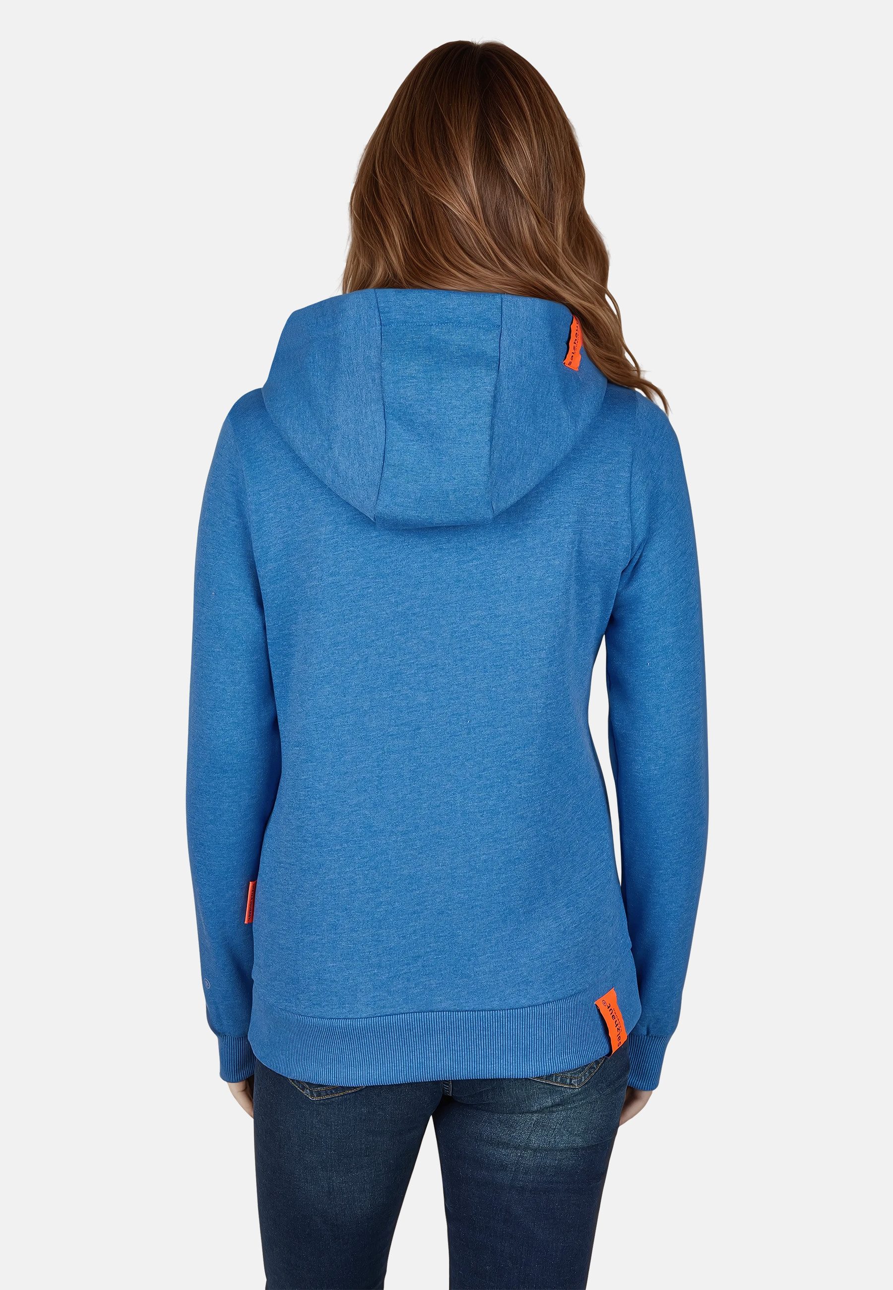 salzhaut Hoodie SÜNN Damen Tailliert salzhaut Kapuzenpullover – bequemer Fit und nordisch klares Design – Bild 4 von 5