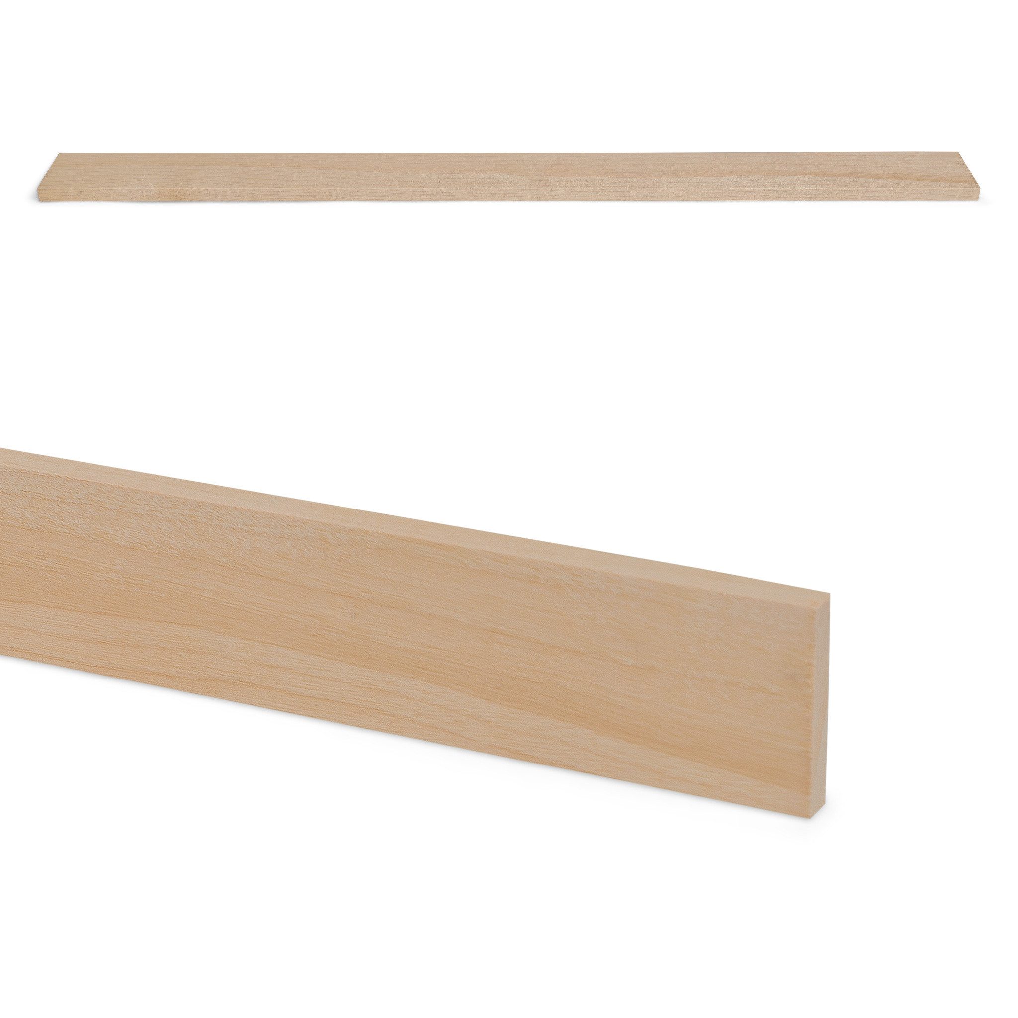Woodsellers Kantholz Holzleiste - Birke gehobelt - 8 x 20 x 1000 mm, (1-tlg), Woodsellers - Massivholzleiste - Birke gehobelt - 8x20x1000mm