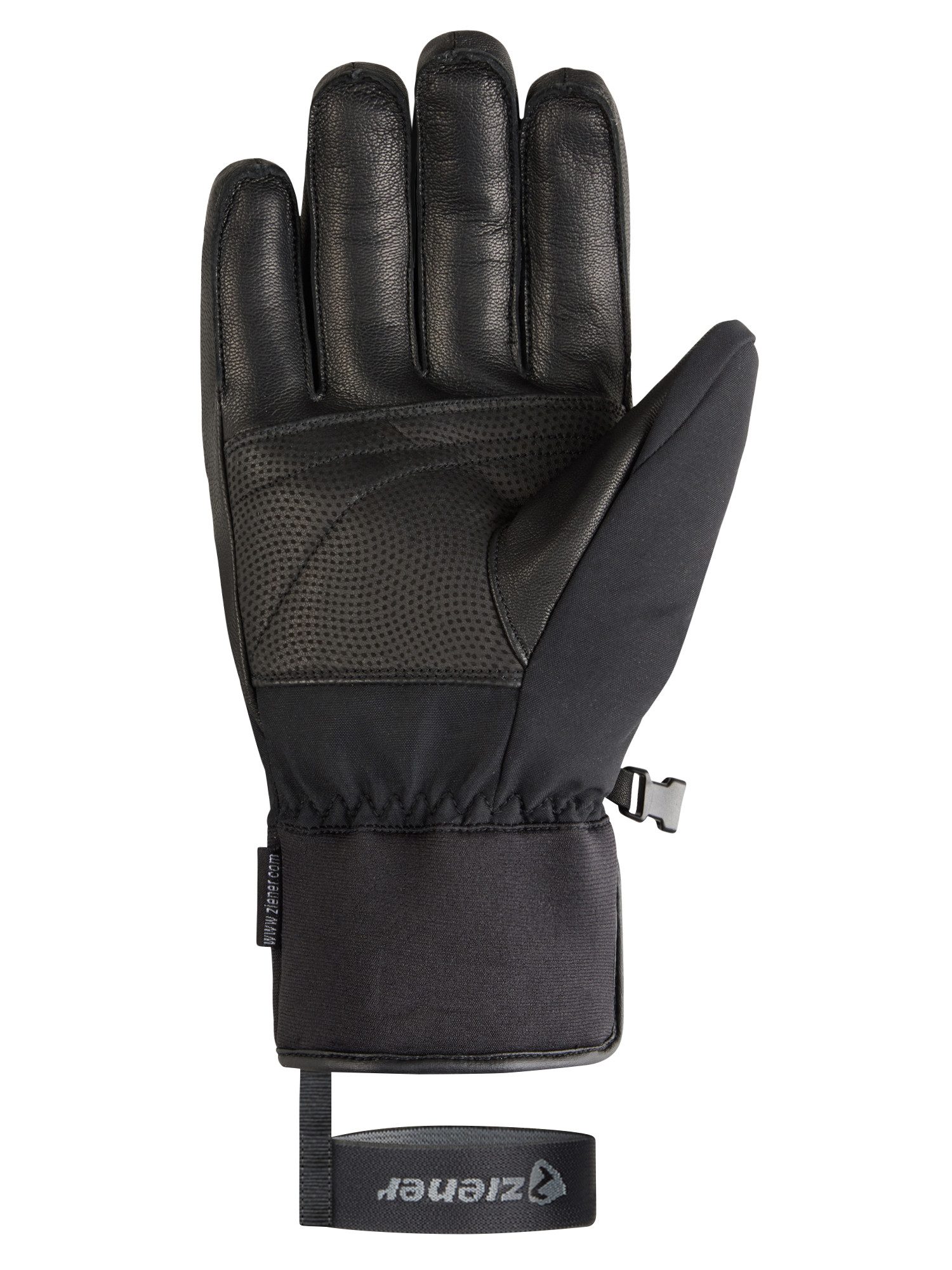 Ziener Skihandschuhe GOMIN-Z AQUASHIELD® wasserdicht, winddicht, atmungsaktiv, Lederinnenhand