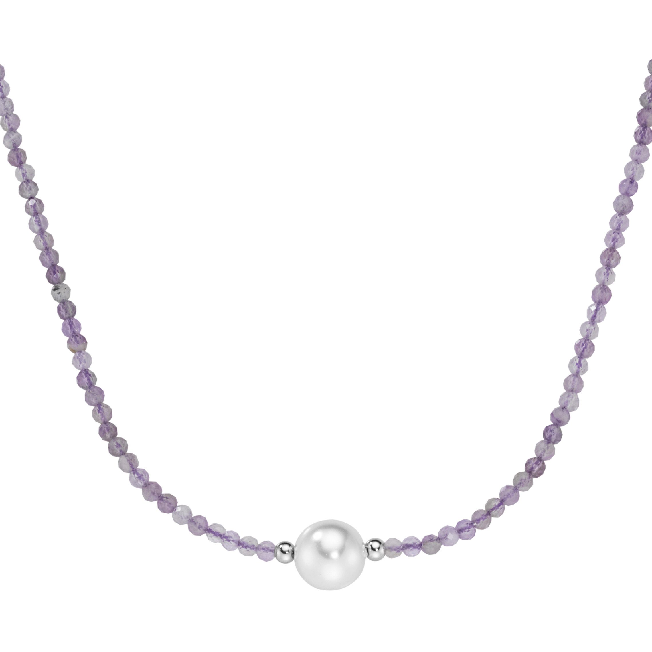 Smart Jewel Collier mit Edelstein-Kugeln + günstig online kaufen