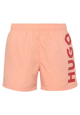 HUGO Badeshorts ABAS mit Logo-Print