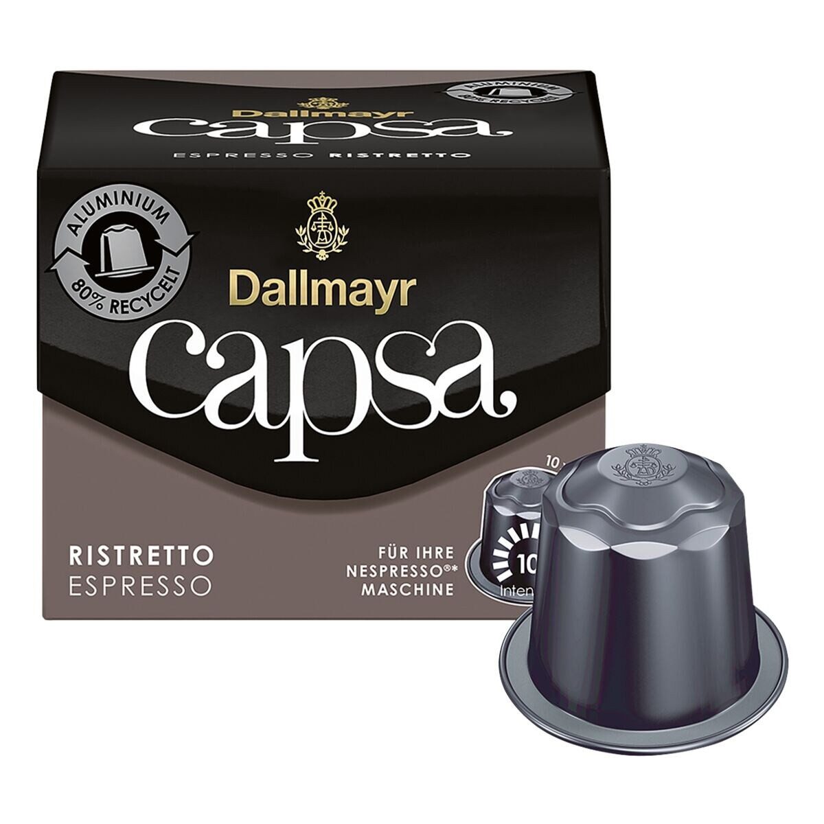 DALLMAYR Kaffee capsa Espresso Ristretto, 10 Kapseln