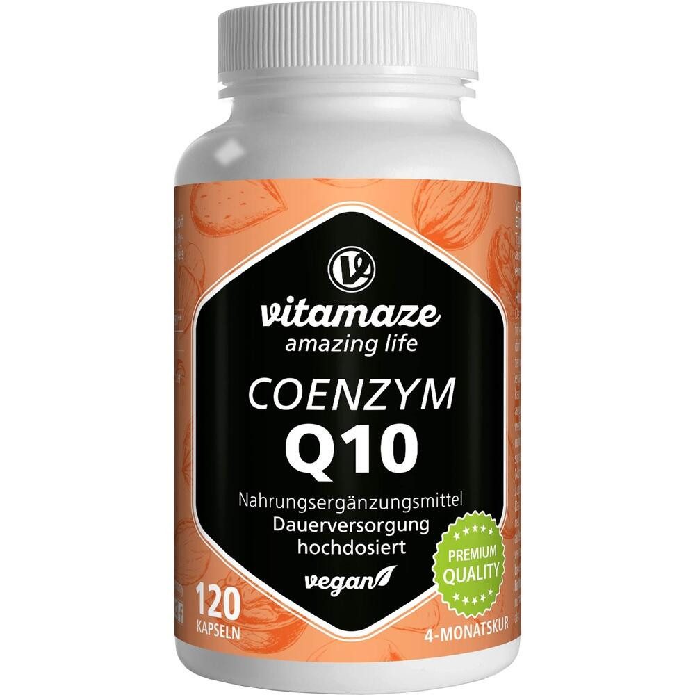 Vitamaze COENZYM Q10 200 mg vegan Kapseln Kapseln, 120 St.
