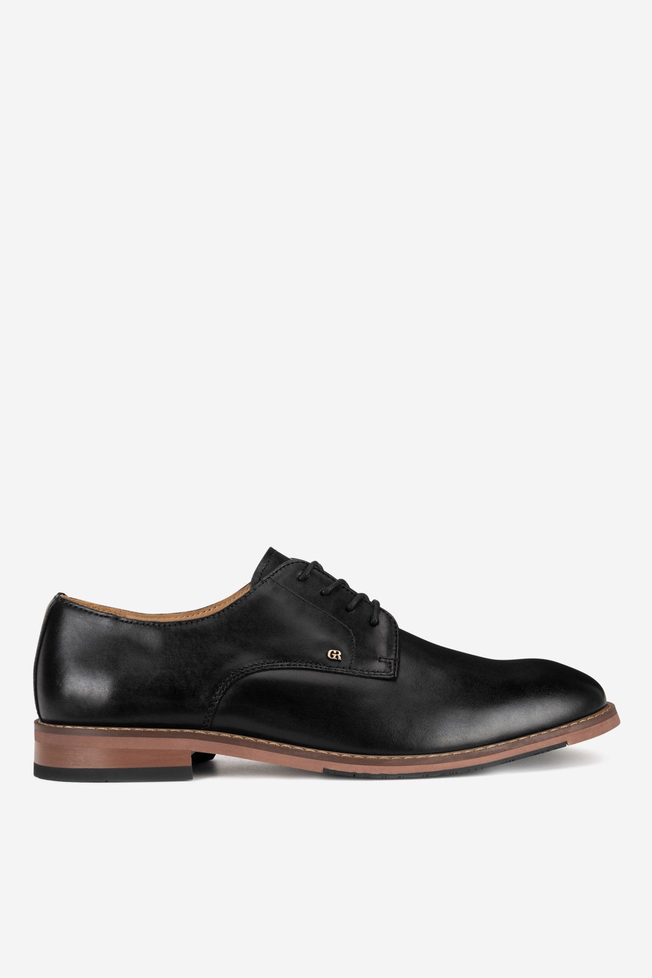 Gino Rossi DANTE2‑01 125AM – Herren-Schnürschuhe aus Leder Schwarz Schnürschuh