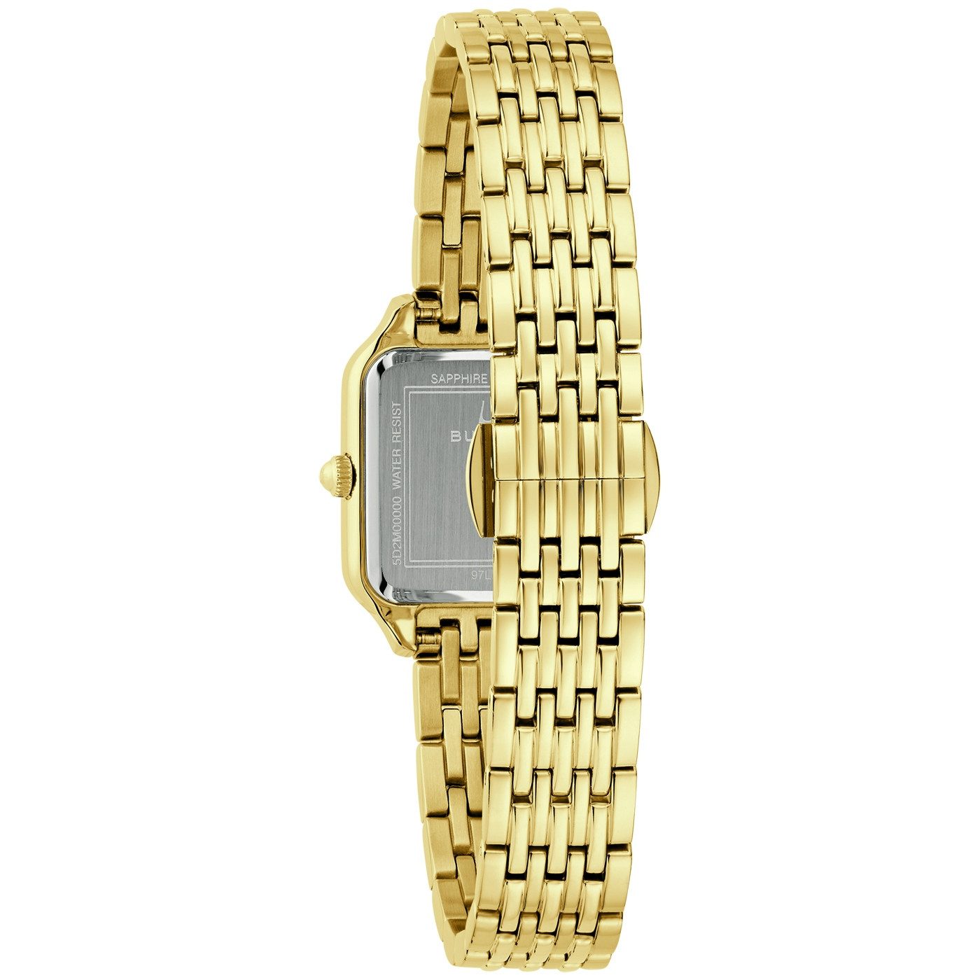 Bulova Quarzuhr Sutton 97L191, Armbanduhr, Damenuhr, Edelstahlarmband, analog